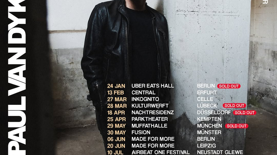 Paul van Dyk 2026 Tour