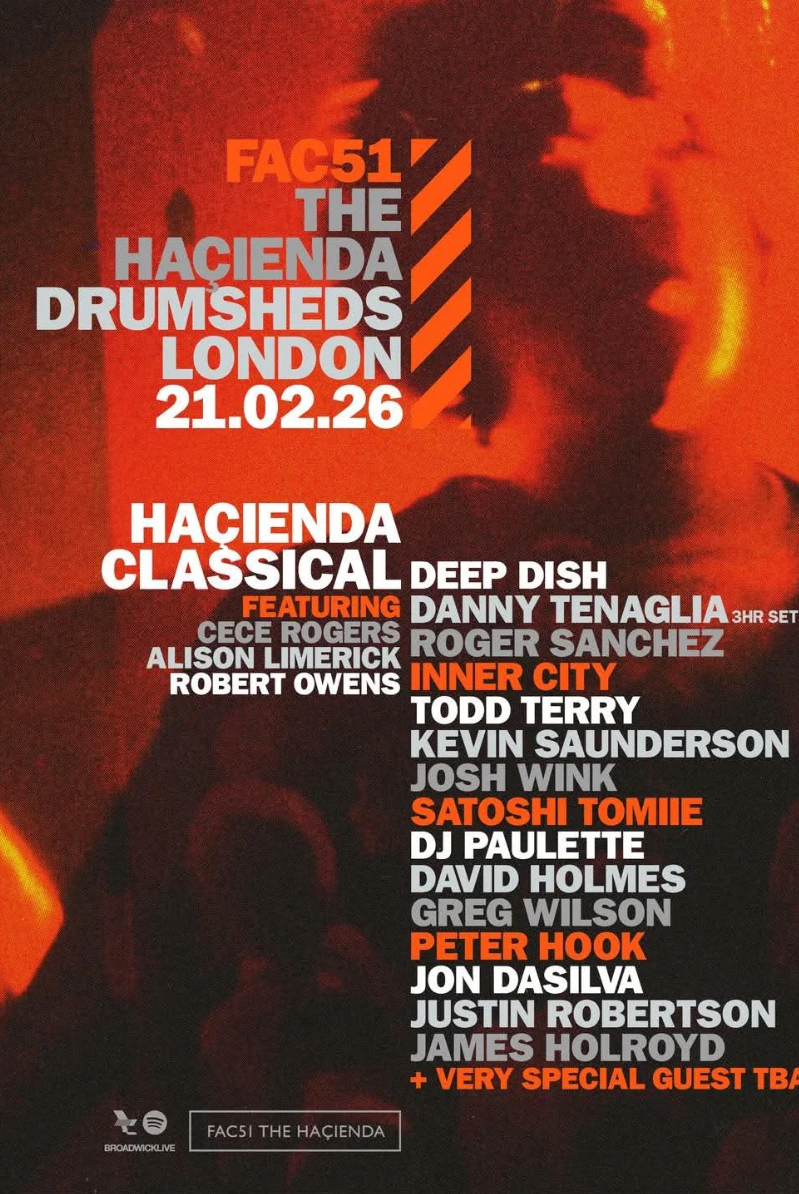 Danny Tenaglia - The Haçienda Feb 26