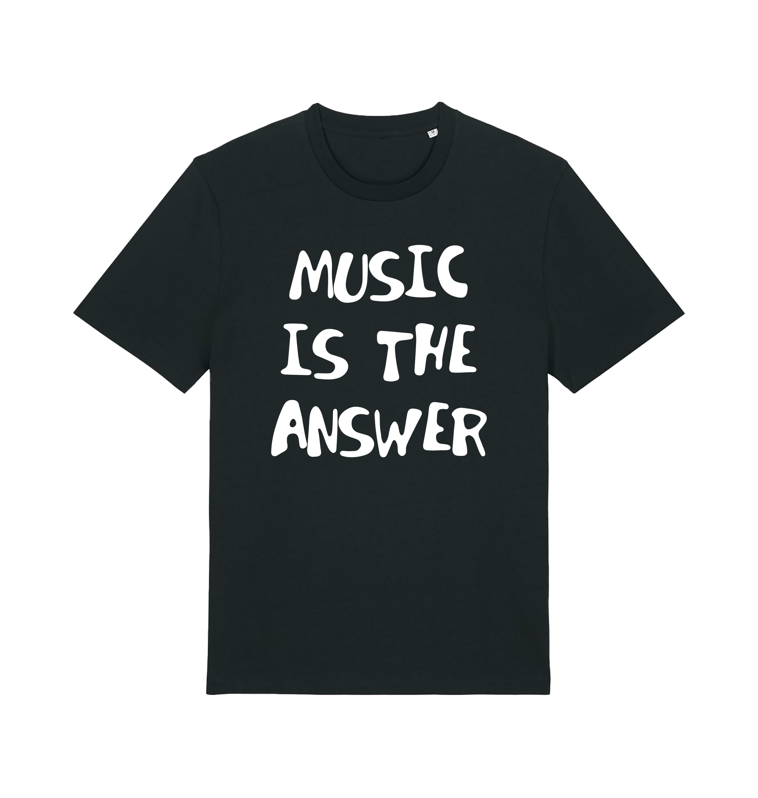 Danny Tenaglia Music Is The Answer White Graffiti Print Men's Organic T Shirt-Essential Republik-Essential Republik