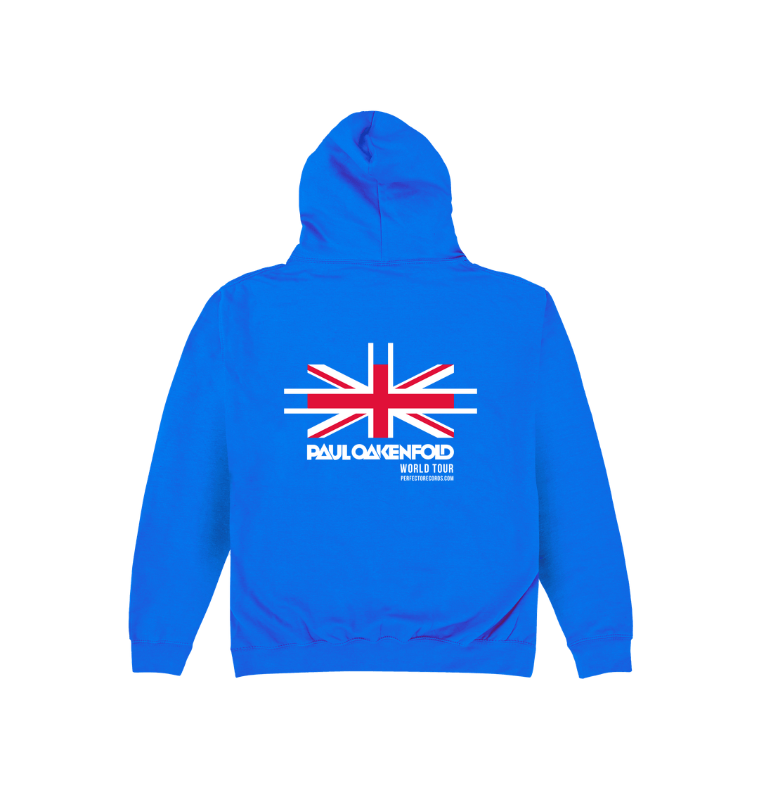 Royal Blue Printed Hoody