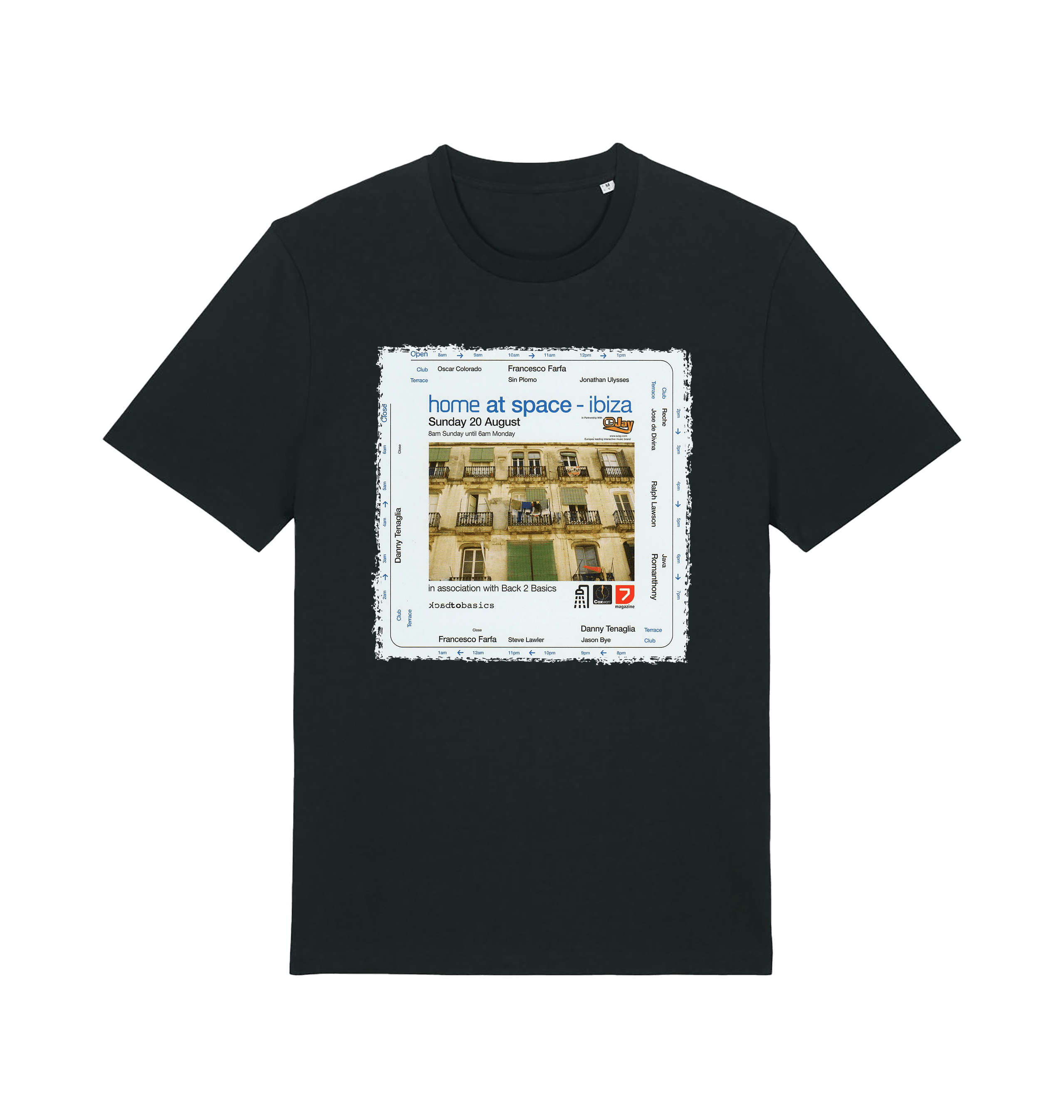 Danny Tenaglia Home At Space Ibiza Men's Organic T Shirt-Essential Republik-Essential Republik