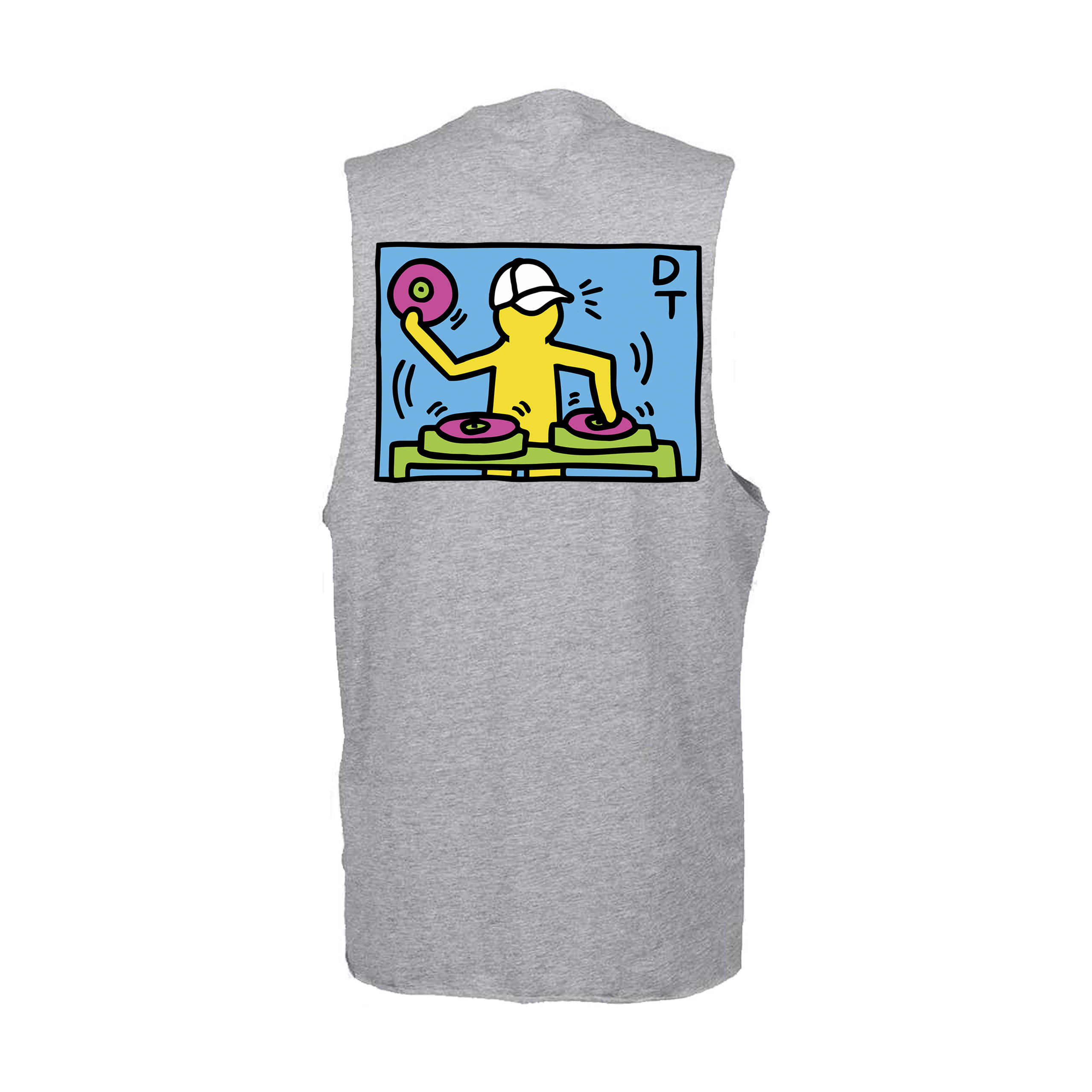 Danny Tenaglia Haring High Neck Slash Armhole Vest-Essential Republik-Essential Republik