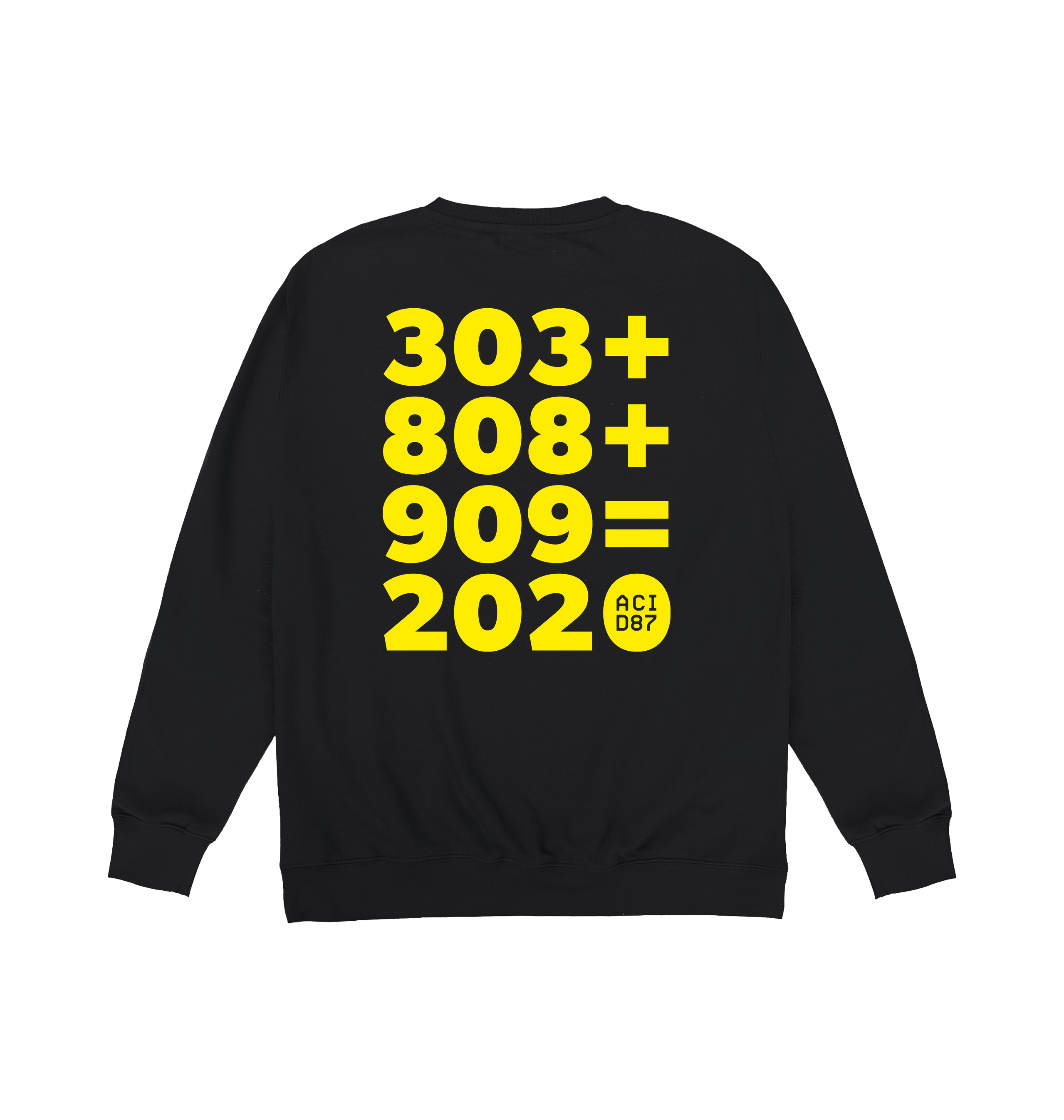 Acid87 303 + 808 + 909 = 2020 Unisex Sweatshirt-Essential Republik-Essential Republik