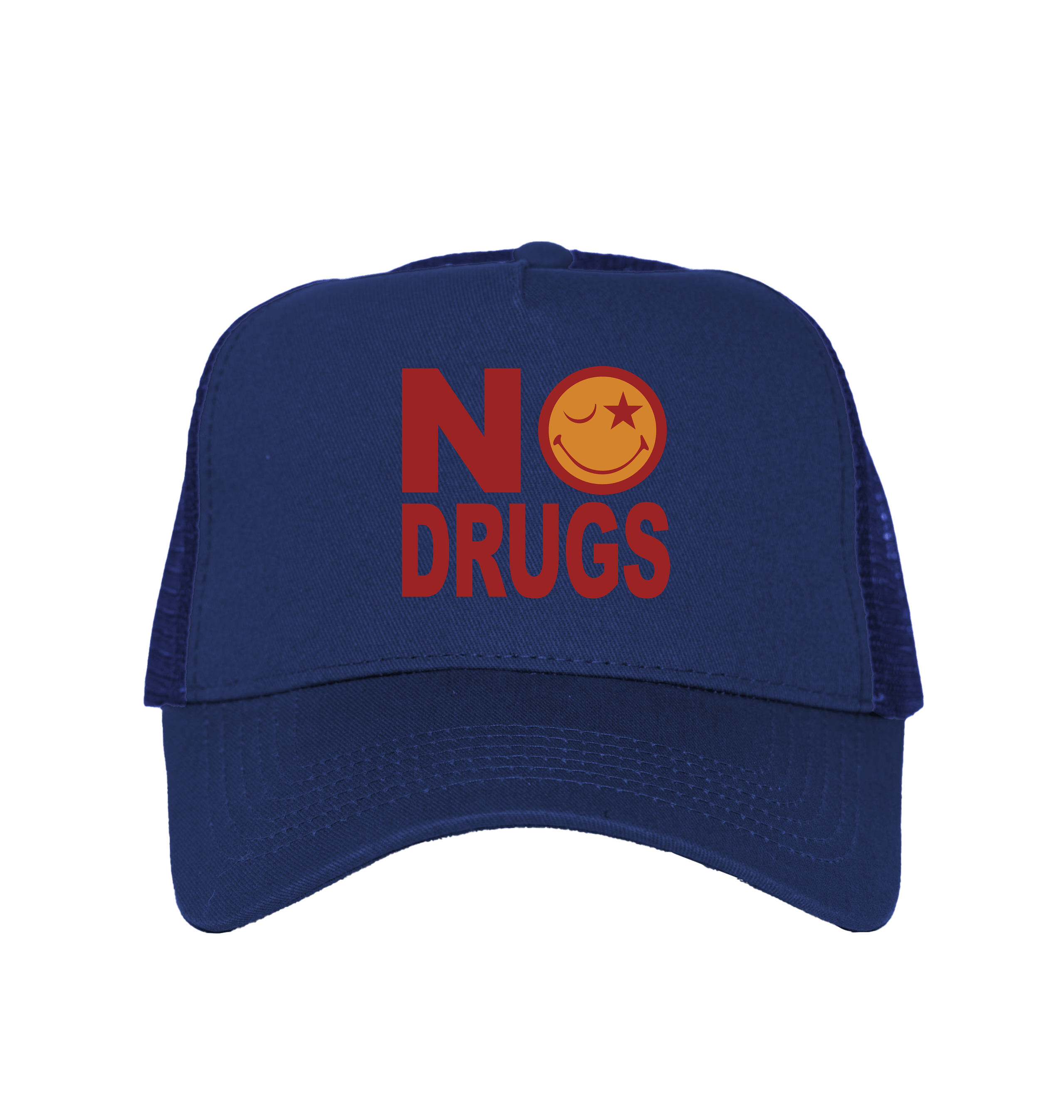 Blood & Sweat No Drugs Trucker Cap-Essential Republik-Essential Republik