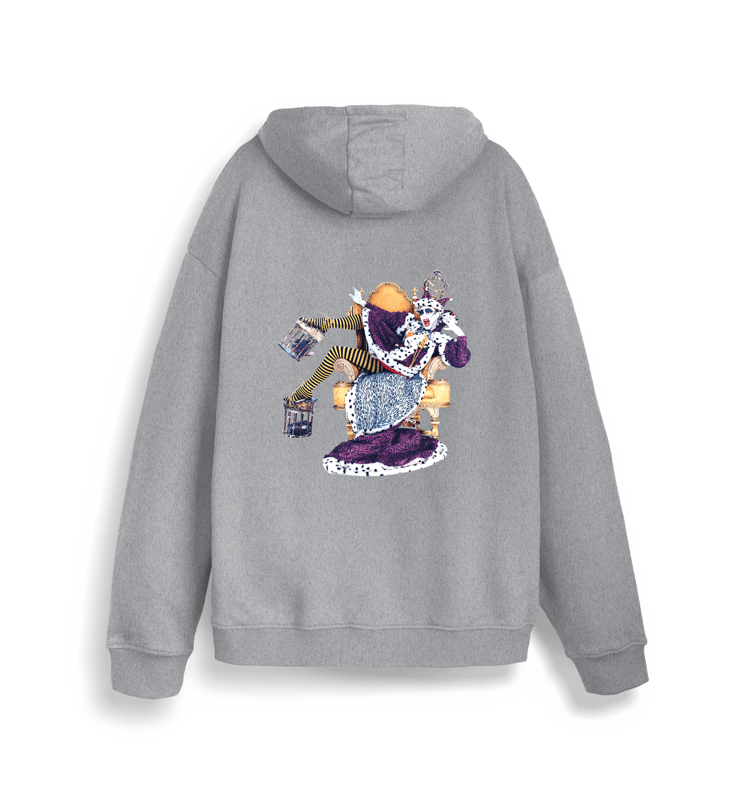 Miss Moneypenny's Clown Logo Front And Back Print Unisex Hoodie-Essential Republik-Essential Republik