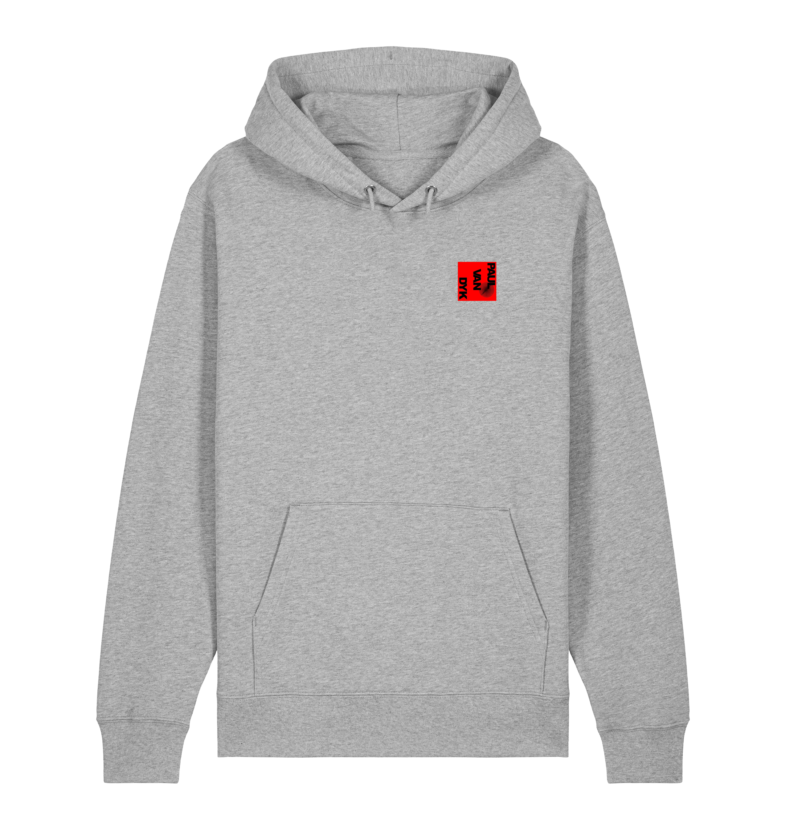 Paul Van Dyk photo red block unisex hoodie in grey-Essential Republik-Essential Republik