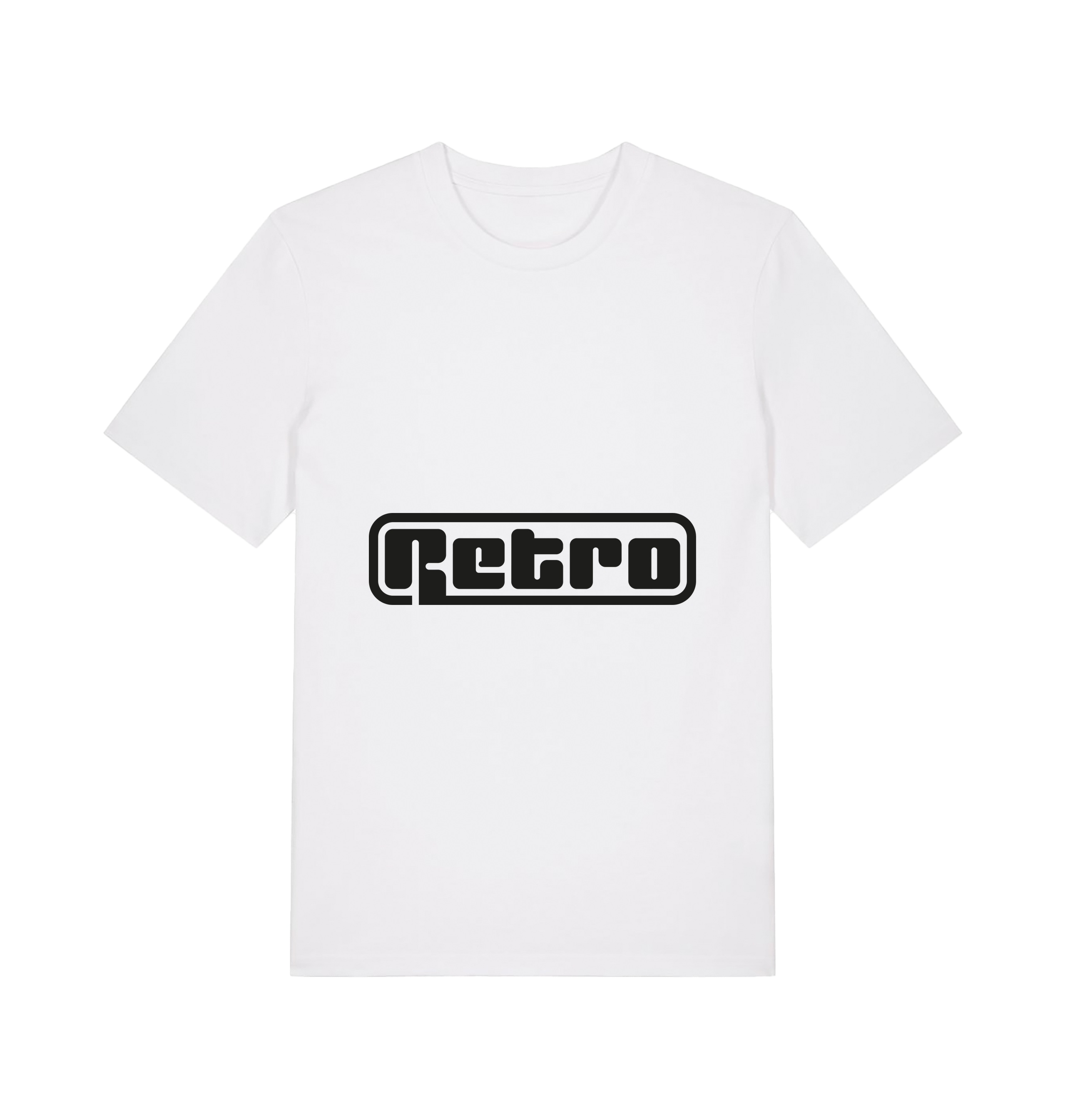 Black Retro Logo Unisex Organic T-Shirt-Essential Republik-Essential Republik