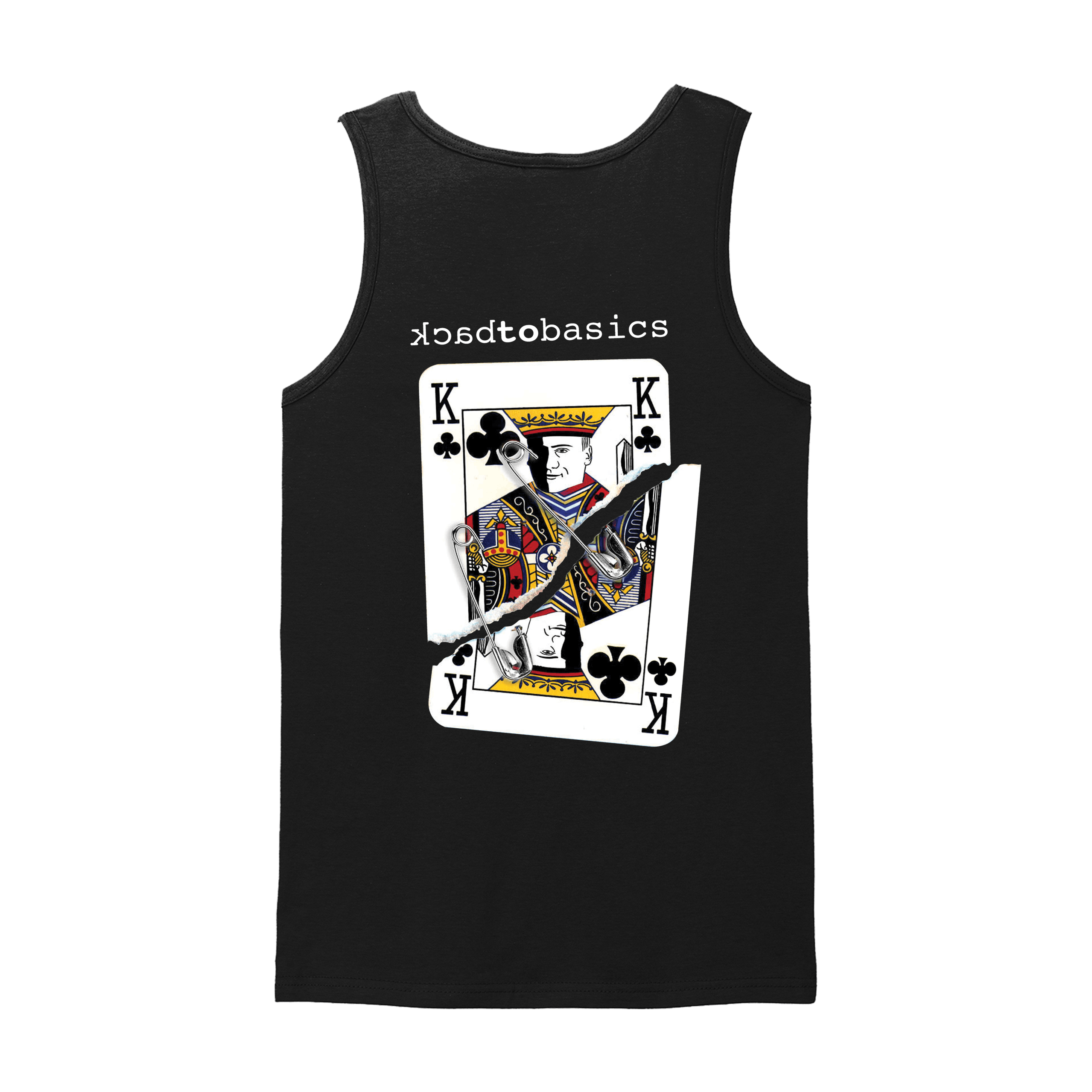Danny Tenaglia Back To Basics King Of Clubs Black Tank Top-Essential Republik-Essential Republik