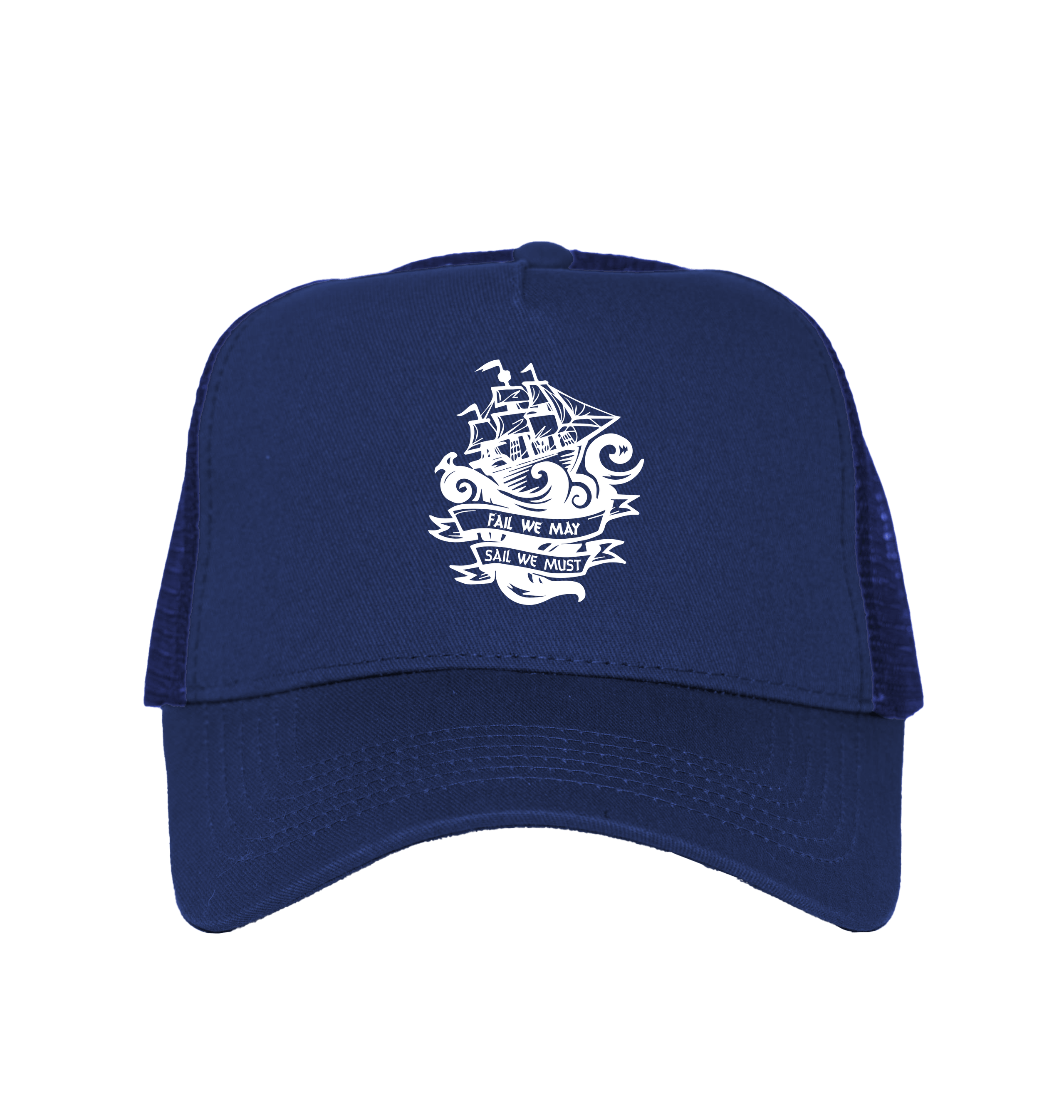 Blood & Sweat Chem Gen - Fail We May Sail We Must Trucker Cap-Essential Republik-Essential Republik