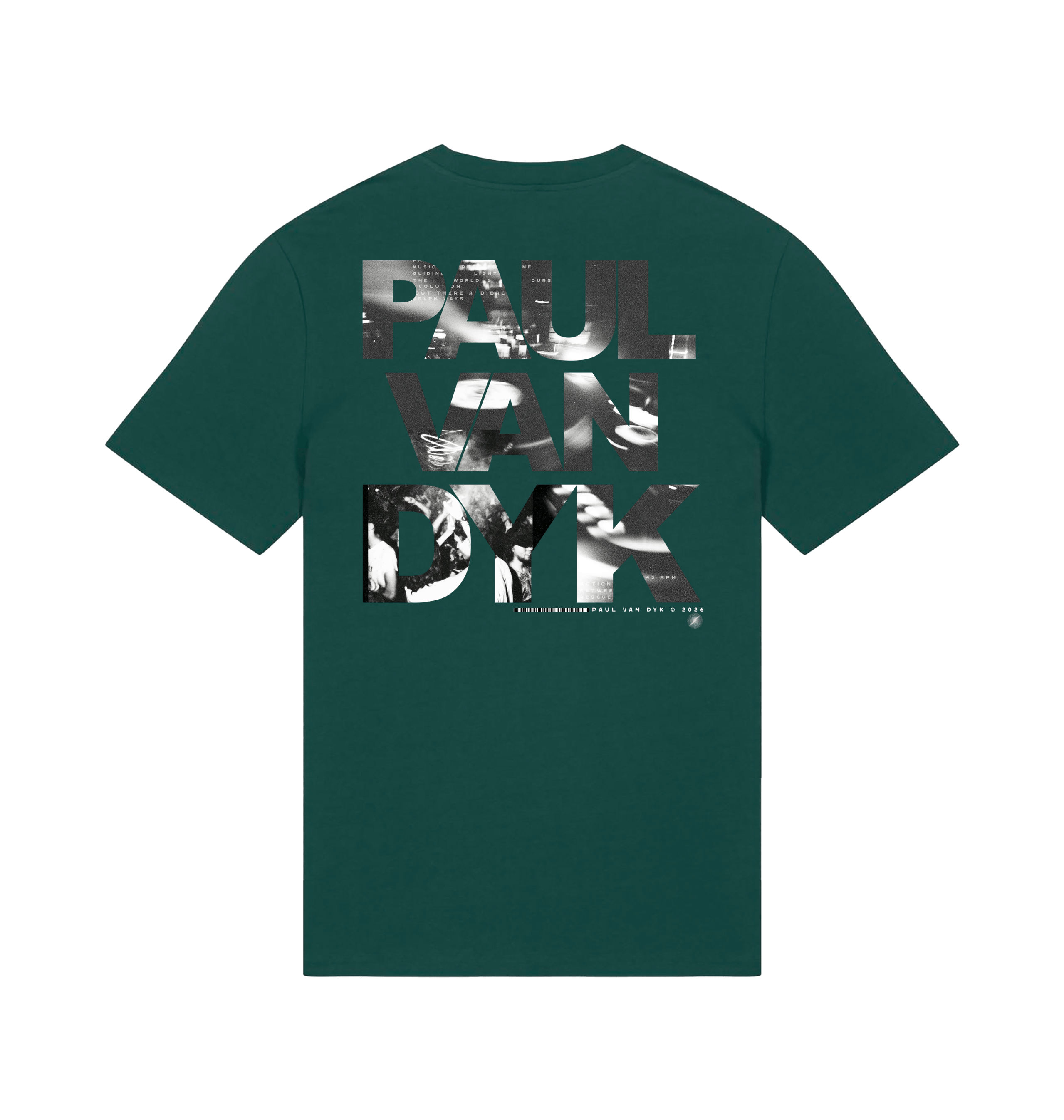 Paul Van Dyk logo unisex dark t shirt-Essential Republik-Essential Republik