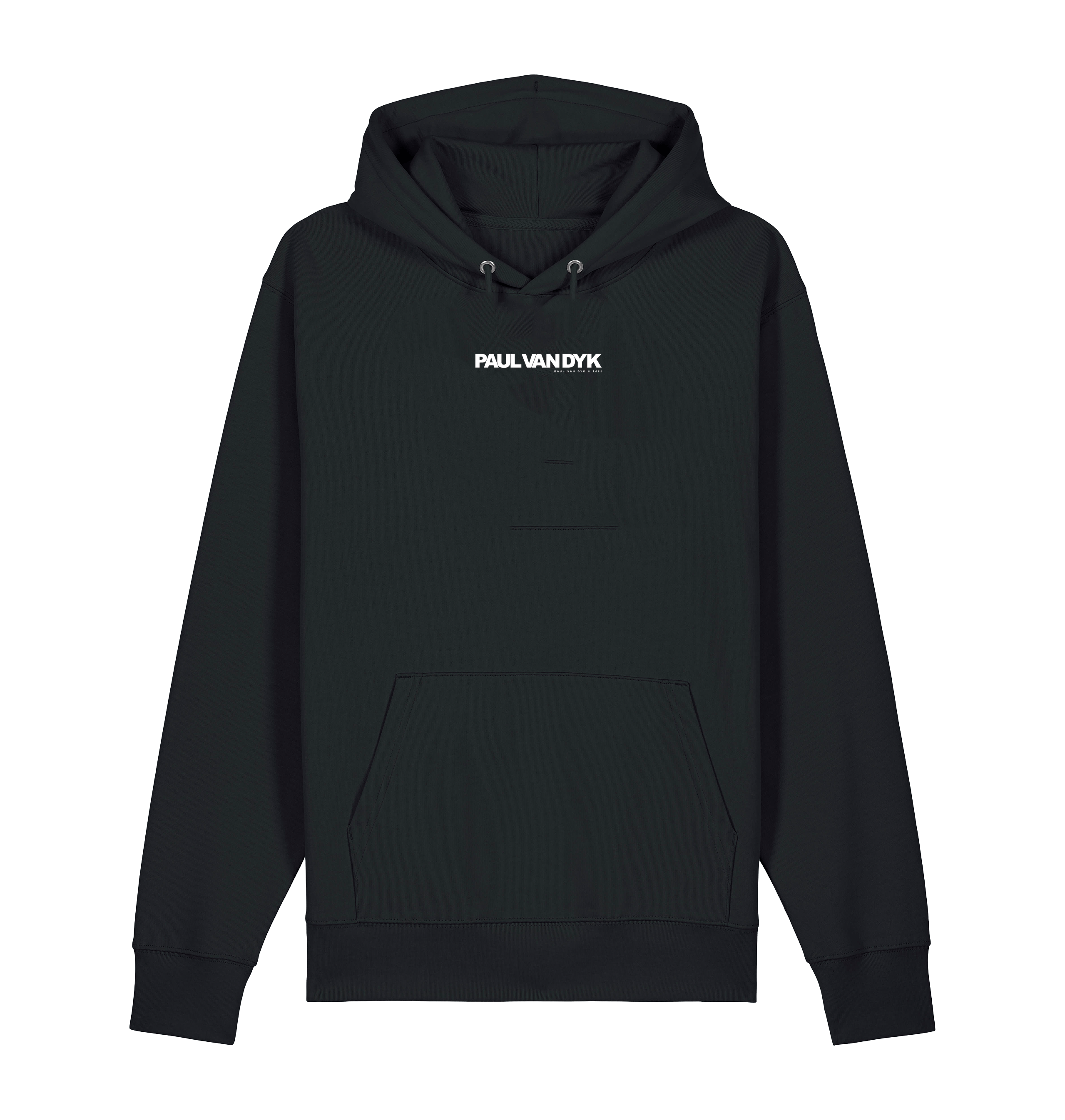 Paul Van Dyk logo unisex hoodie in black-Essential Republik-Essential Republik