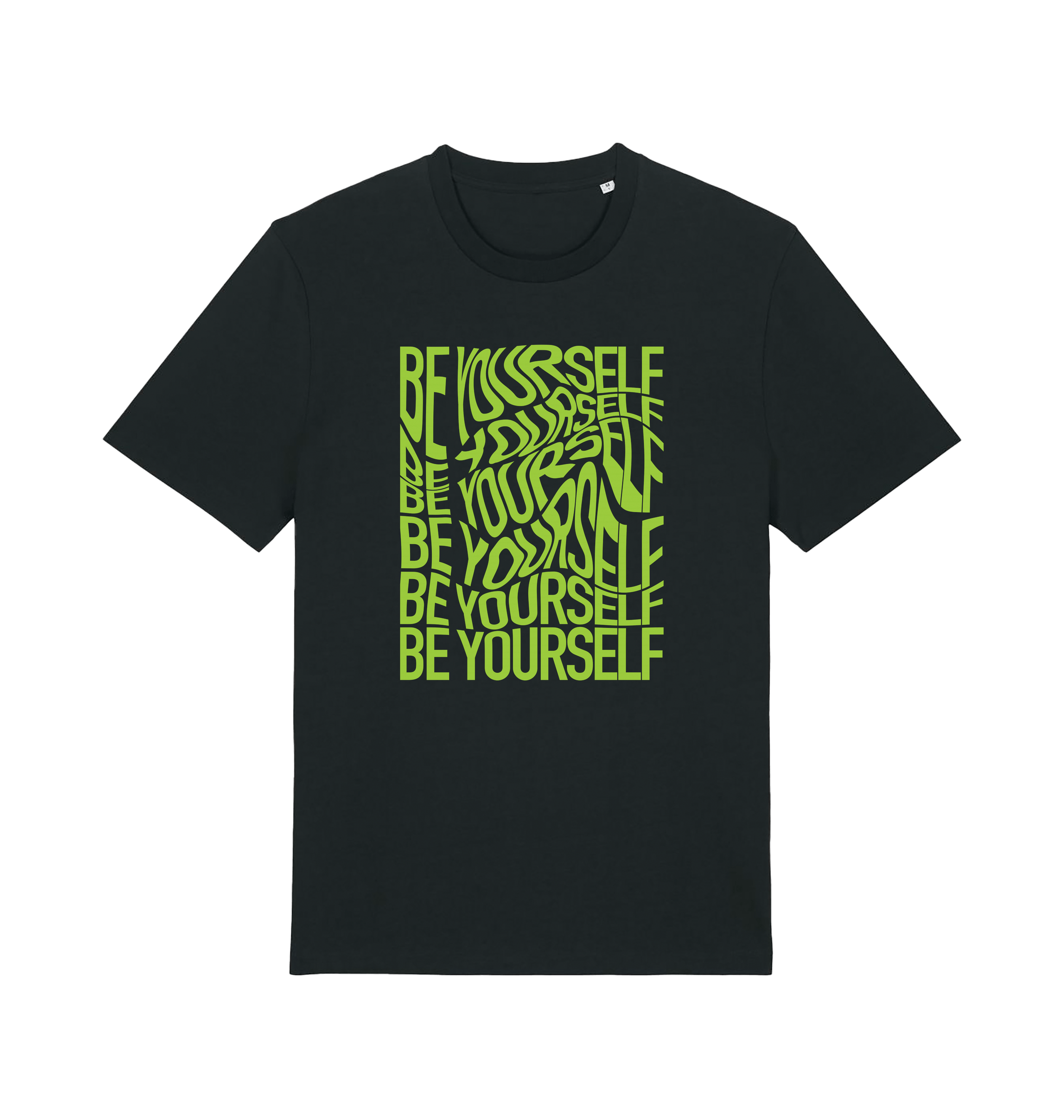 Danny Tenaglia Be Yourself Warped Print Men's Organic T Shirt-Essential Republik-Essential Republik