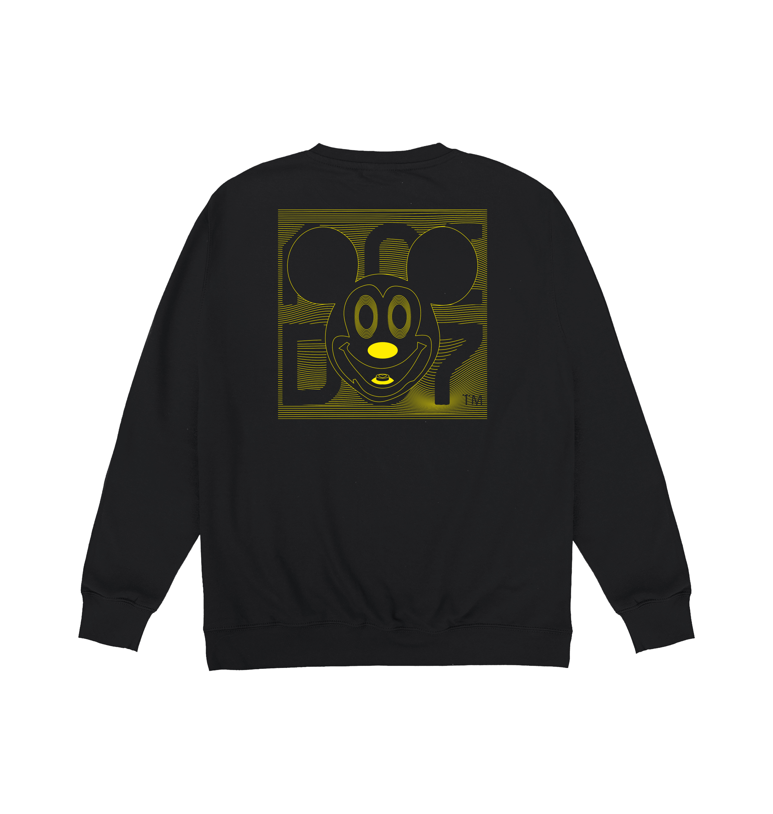 Acid87 Mouse Logo Print Unisex Sweatshirt-Essential Republik-Essential Republik