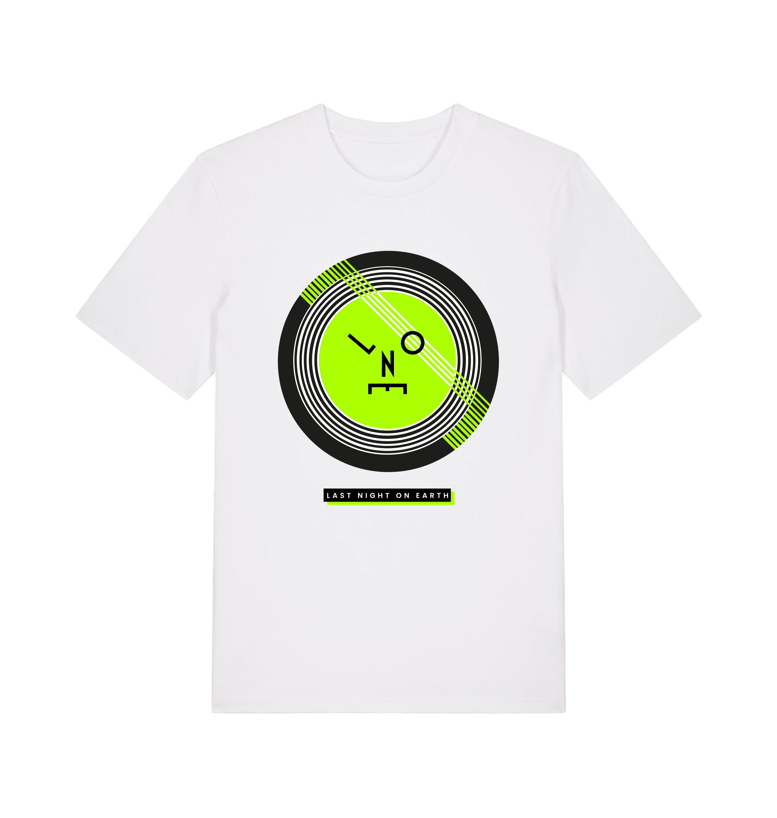 LNOE Vinyl Print Men's Organic T Shirt-Essential Republik-Essential Republik