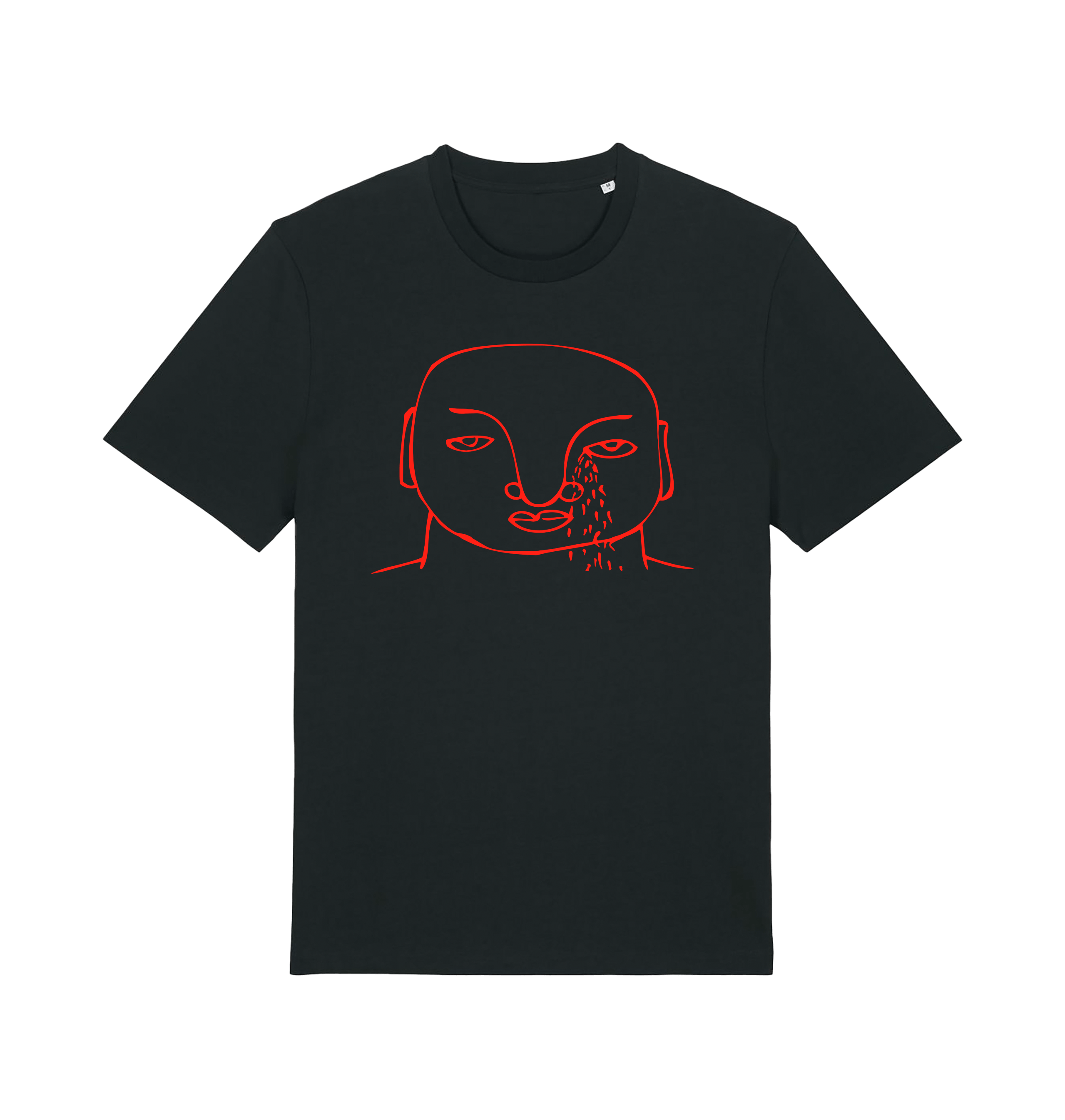 Danny Tenaglia Face Red Print Men's Organic T Shirt-Essential Republik-Essential Republik