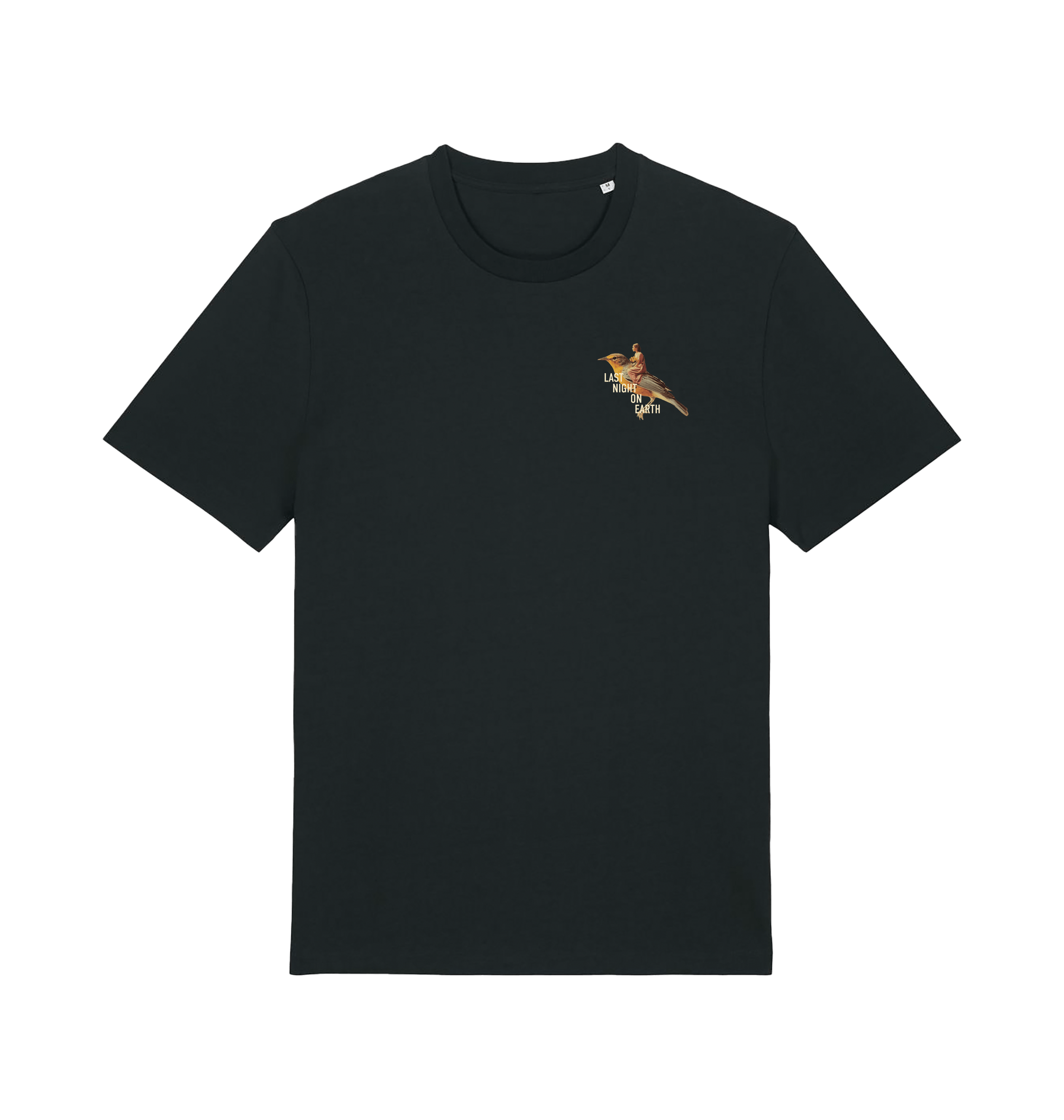 LNOE Bird t shirt in black-LNOE-Essential Republik