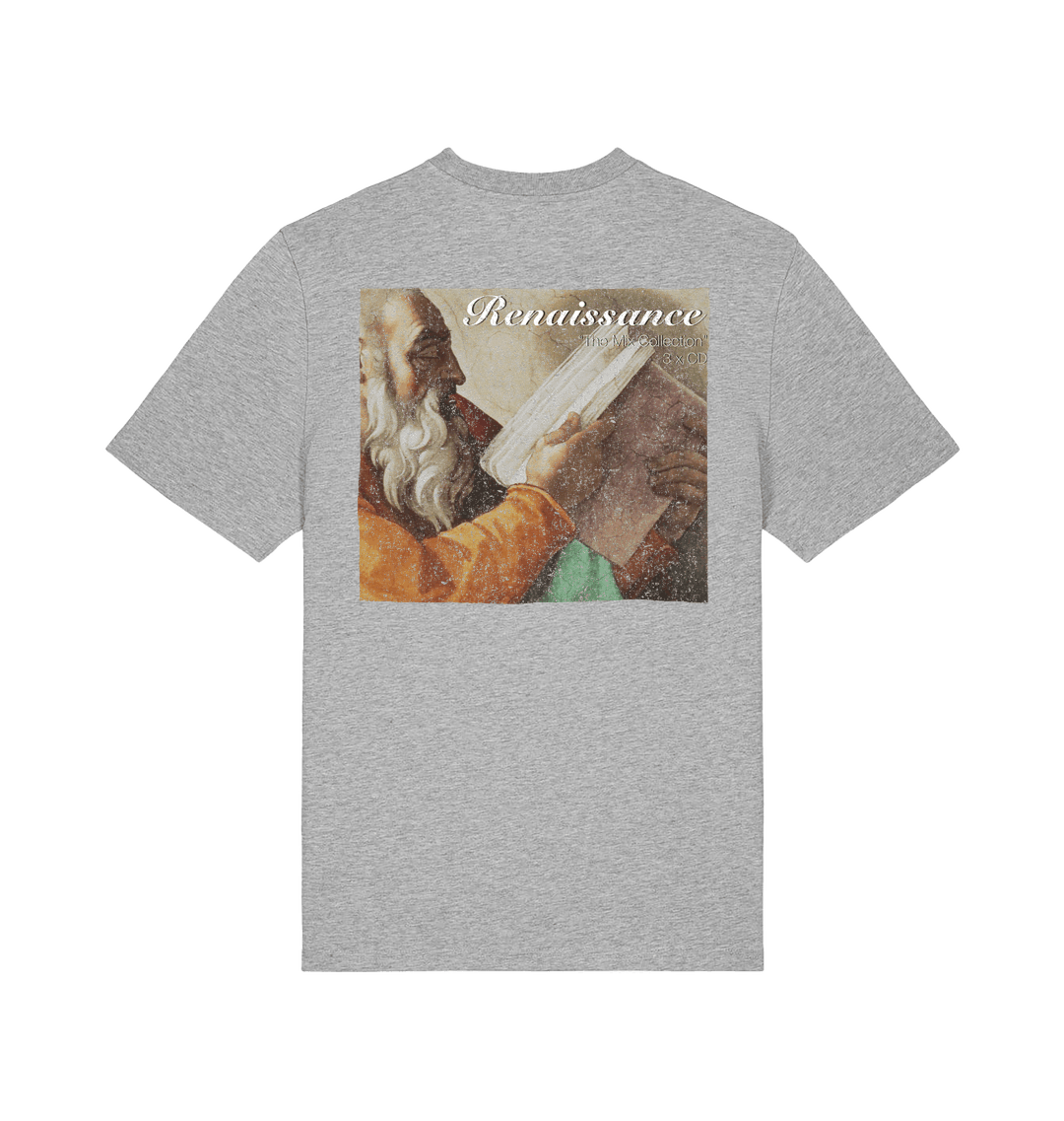 Heather Grey Printed T-shirt