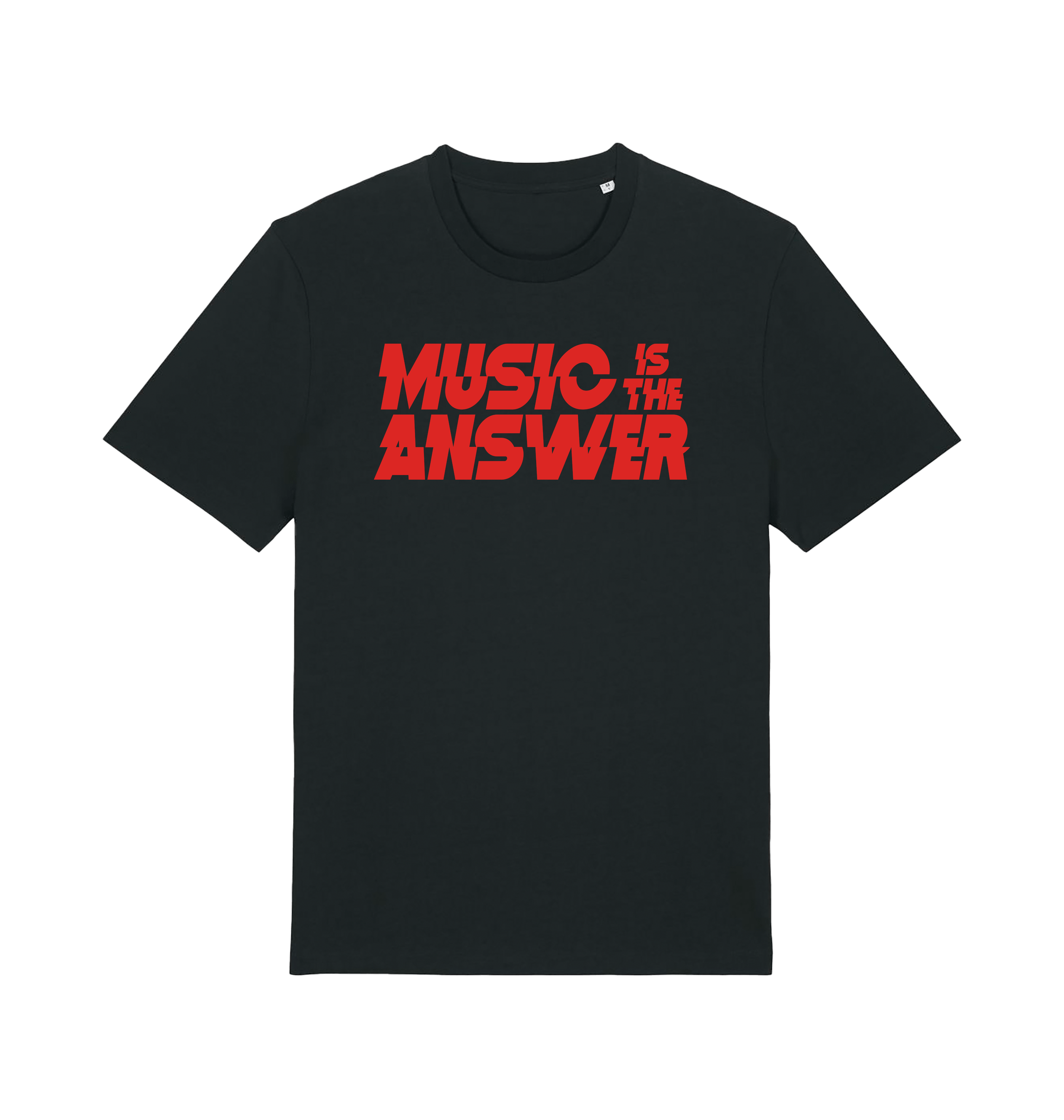 Danny Tenaglia Music Is The Answer Sliced Print Men's Organic White T Shirt-Essential Republik-Essential Republik