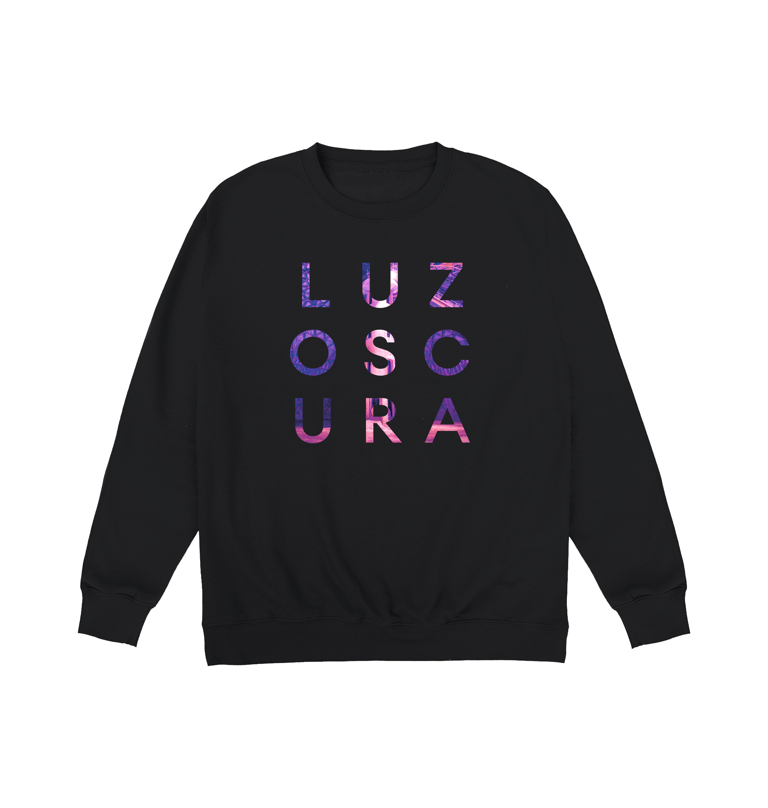 LNOE LUZoSCURA Logo Print Unisex Sweatshirt-Essential Republik-Essential Republik