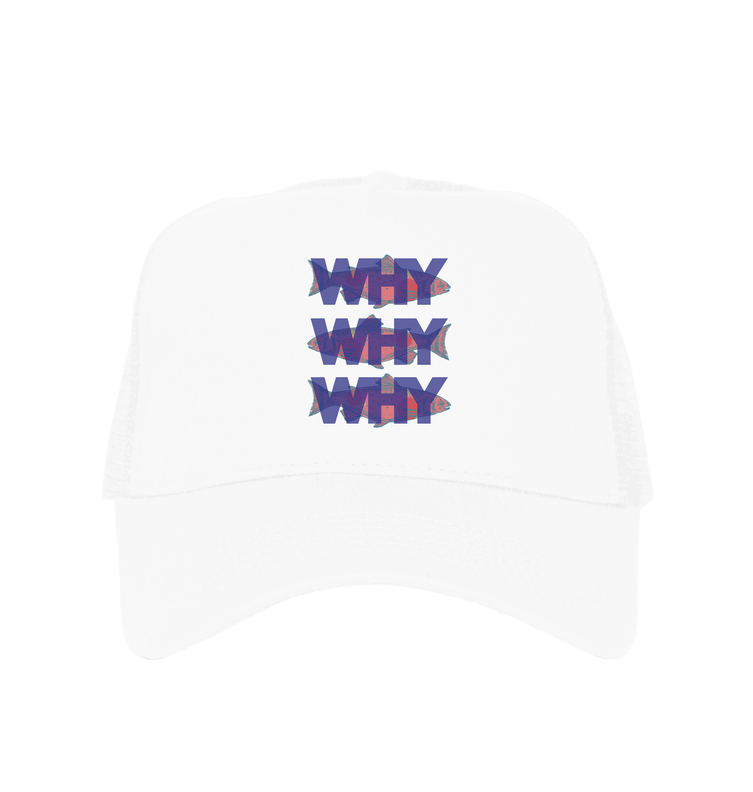 Blood & Sweat Why Why Why Trucker Cap-Essential Republik-Essential Republik