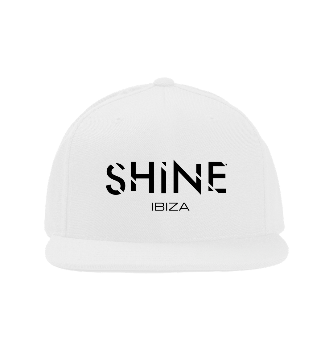 Shine Ibiza Logo Print White Cap-Essential Republik-Essential Republik