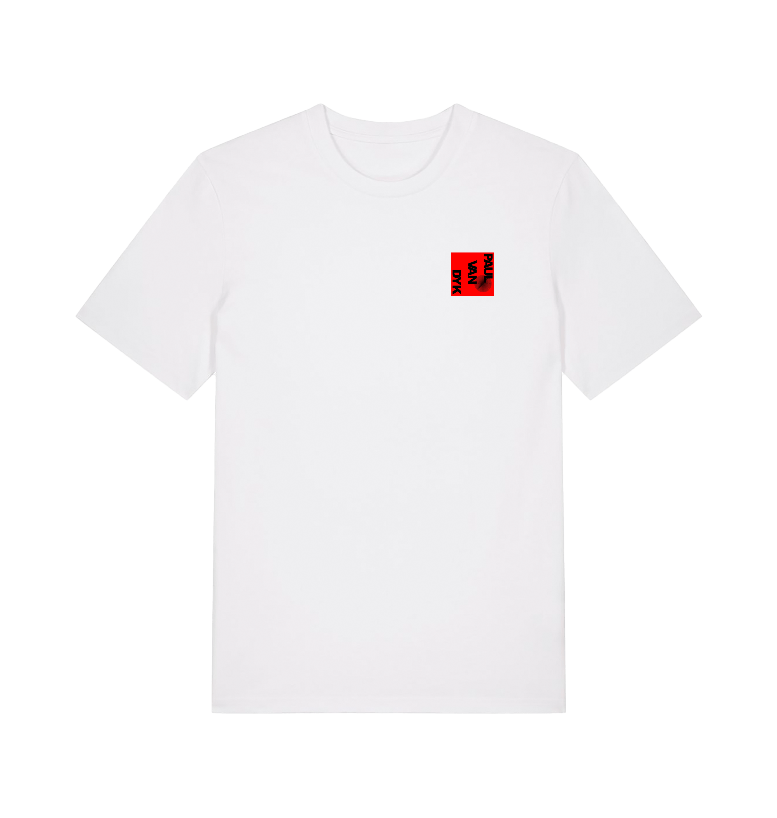 White Printed T-shirt Front