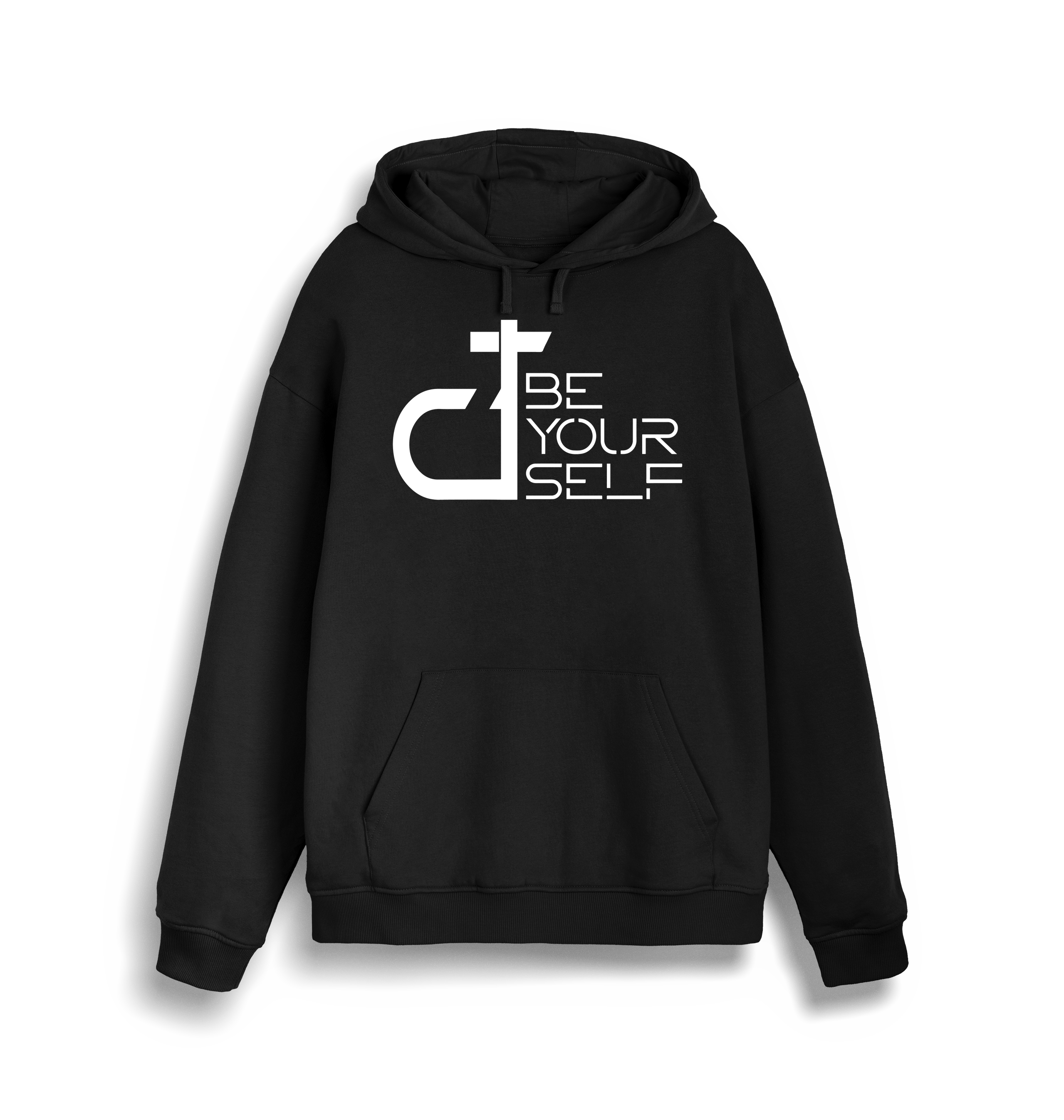 Danny Tenaglia DT Be Yourself Logo Unisex Black Hoodie-Essential Republik-Essential Republik