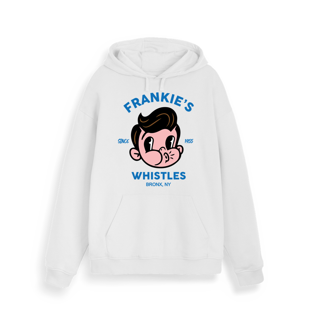 Blood & Sweat Frankie's Whistles Colour Print Unisex Hoodie-Blood & Sweat-Essential Republik