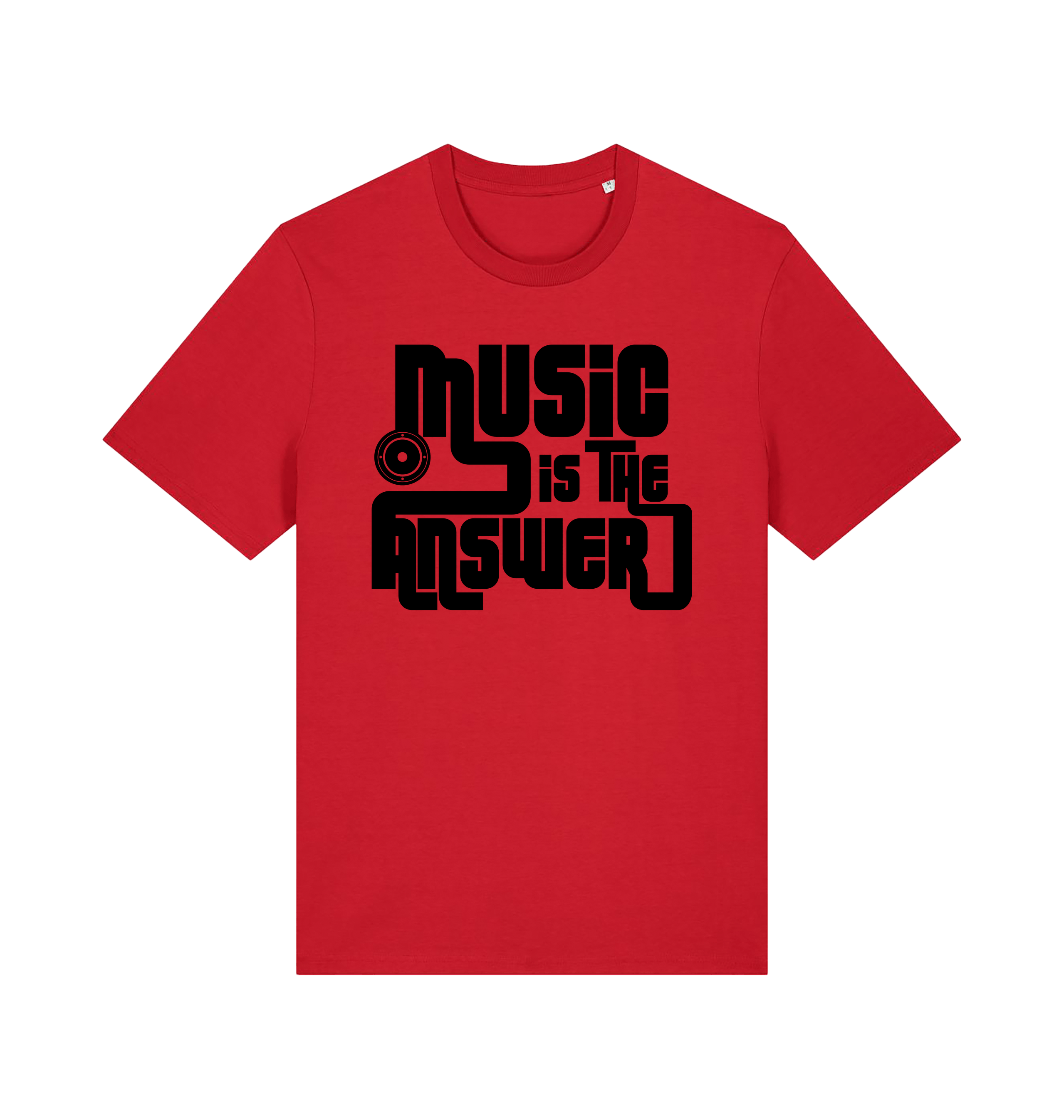 Danny Tenaglia Music Is The Answer Speaker Black Print Men's Organic T Shirt-Essential Republik-Essential Republik