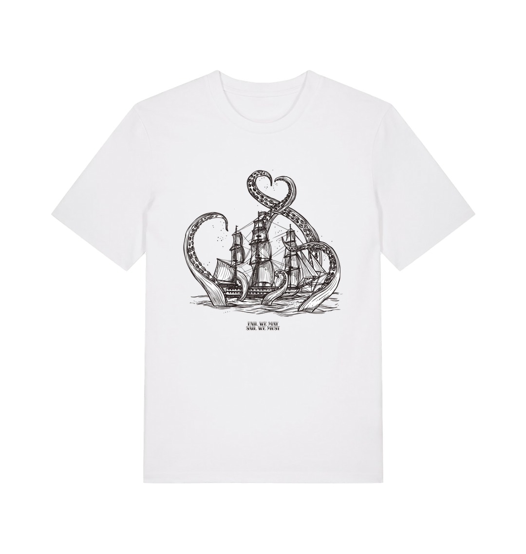 Blood & Sweat Kraken Unisex Organic T Shirt-Essential Republik-Essential Republik
