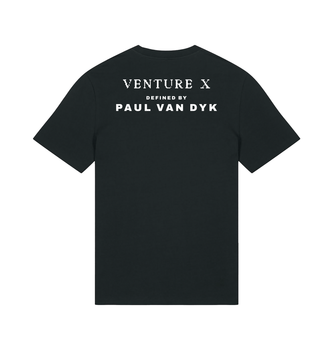 VENTURE X PvD Logo Unisex Organic T Shirt-Essential Republik-Essential Republik