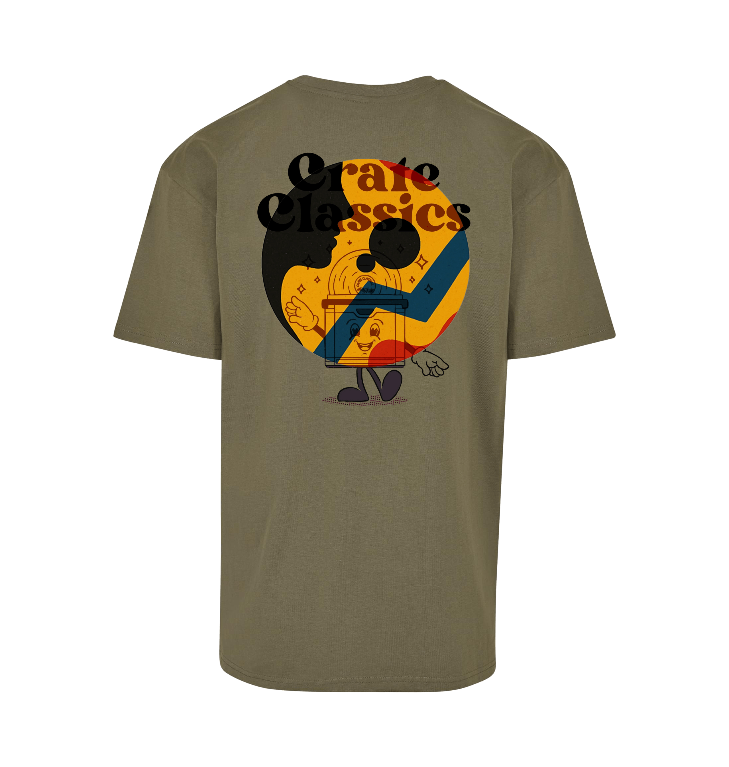 Crate Classic Don't Give Up t shirt in olive-Crate Classics-Essential Republik