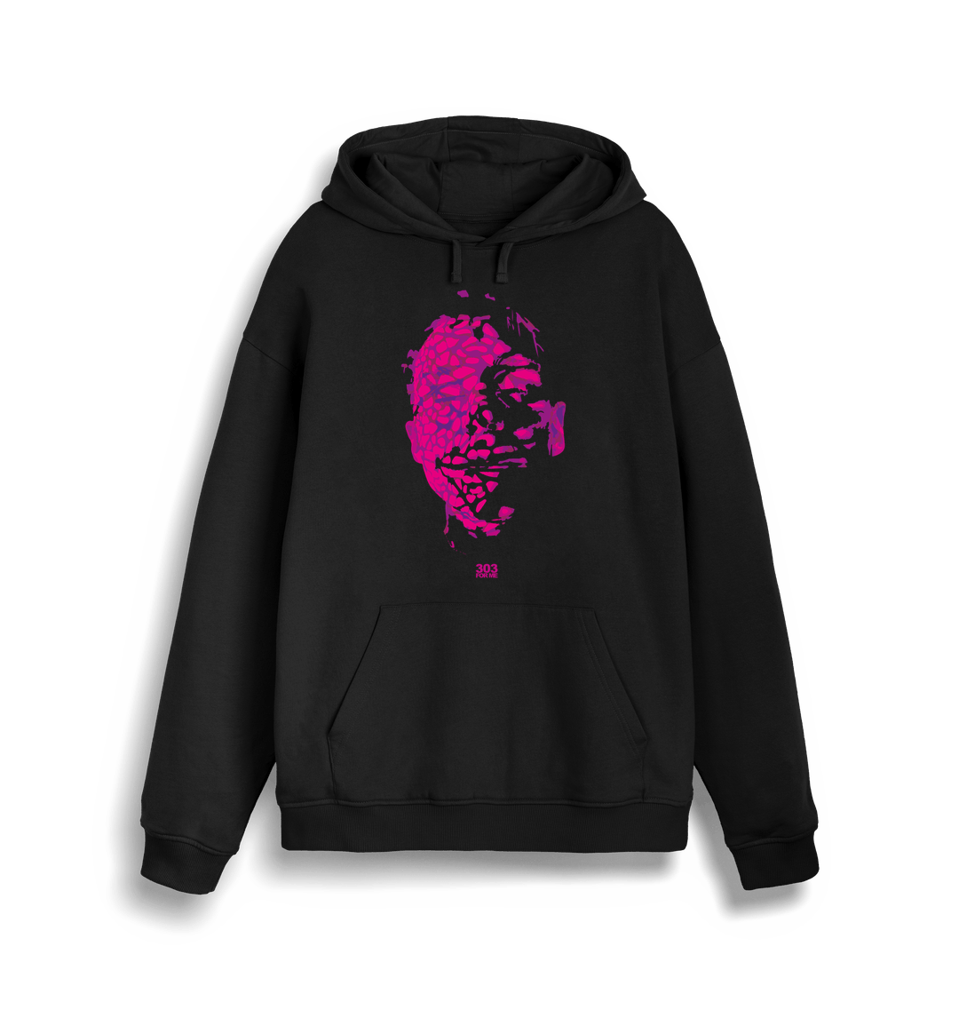 Black Printed Sweater