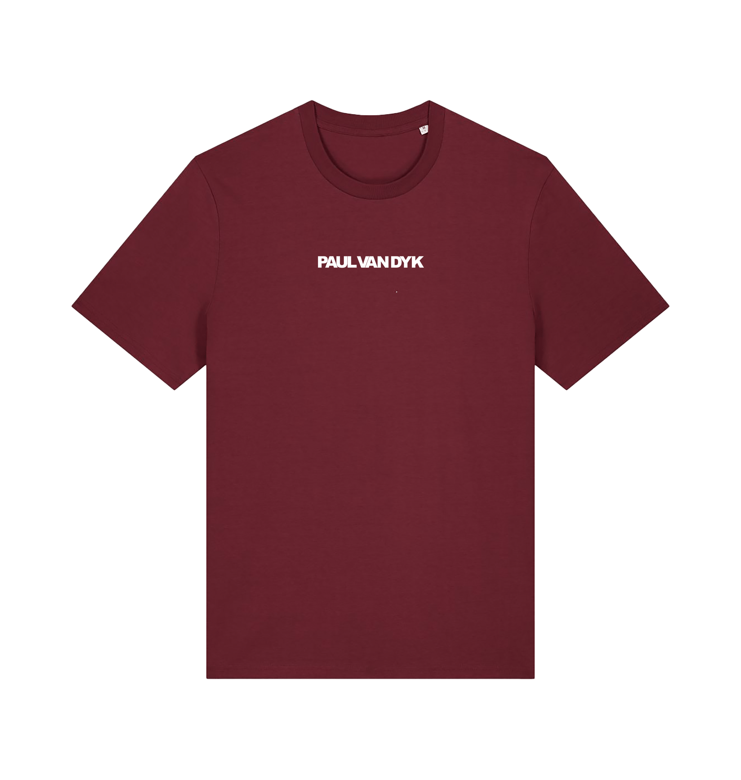 Burgundy Printed T-shirt Front