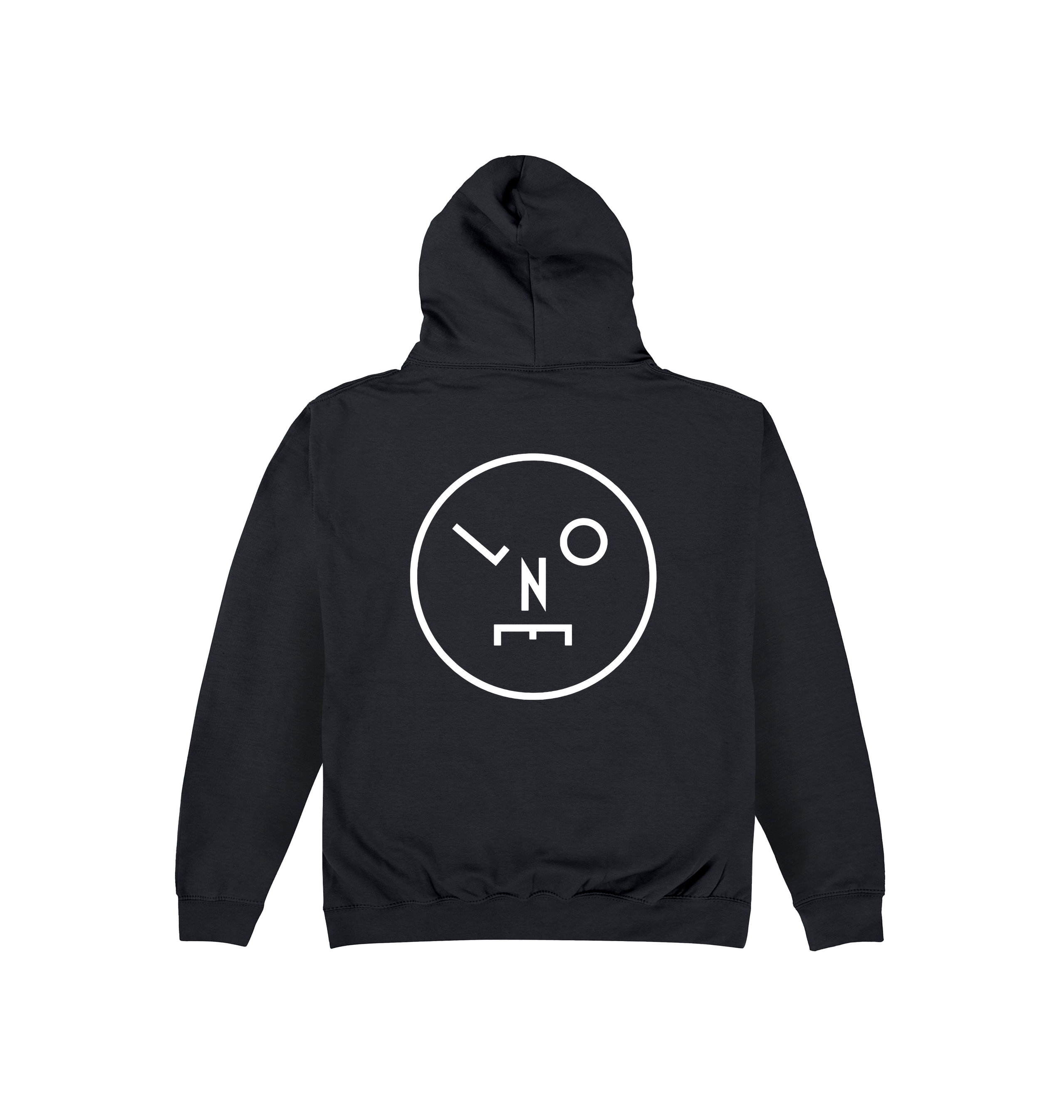 LNOE Logo Front And Back Print Unisex Hoodie-Essential Republik-Essential Republik