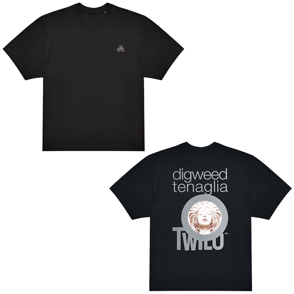 Danny Tenaglia & John Digweed At Twilo Oversized Unisex Black T Shirt-Essential Republik-Essential Republik