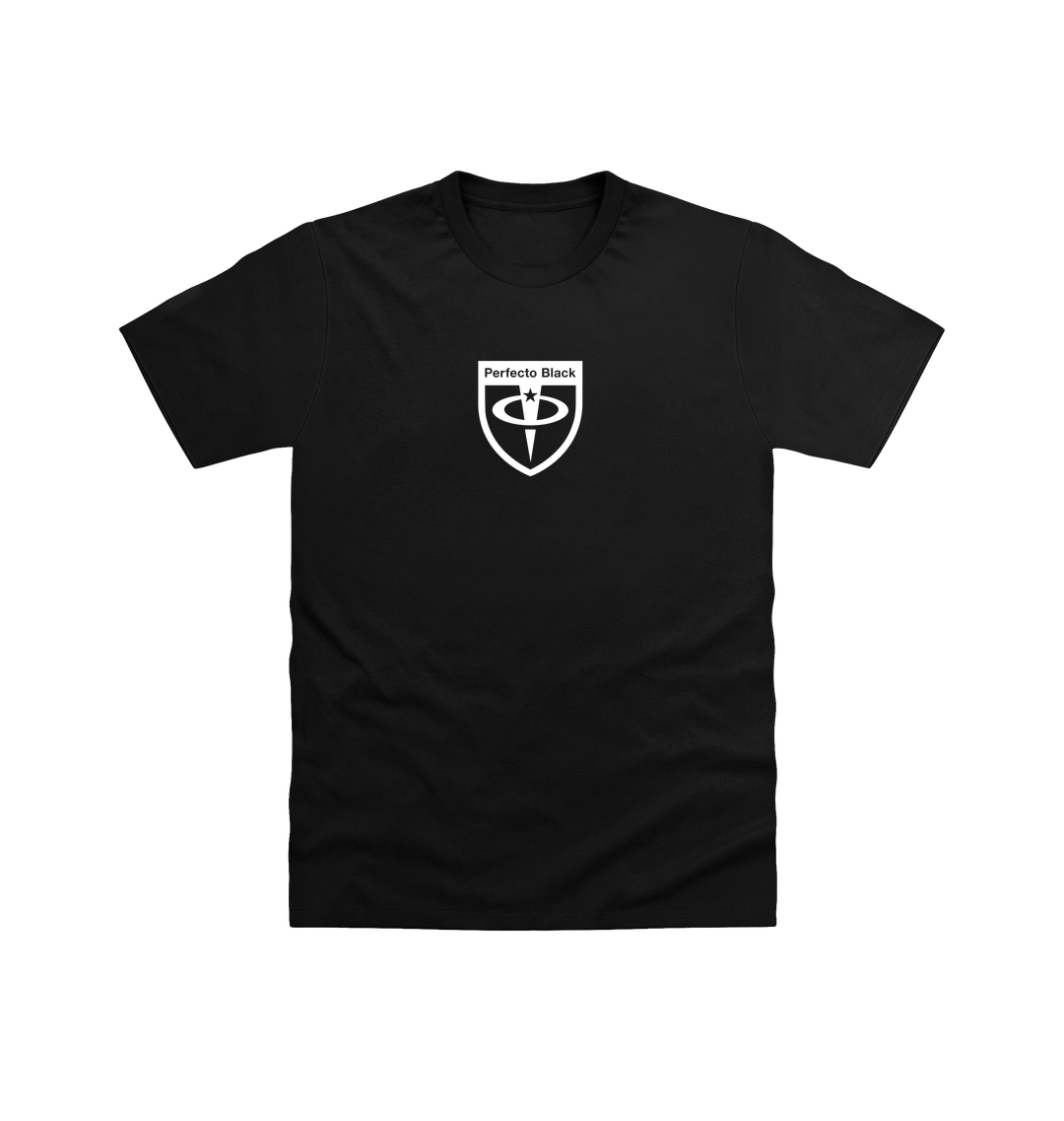 Paul Oakenfold Perfecto Black Records Front And Back Print Unisex Black T Shirt-Essential Republik-Essential Republik