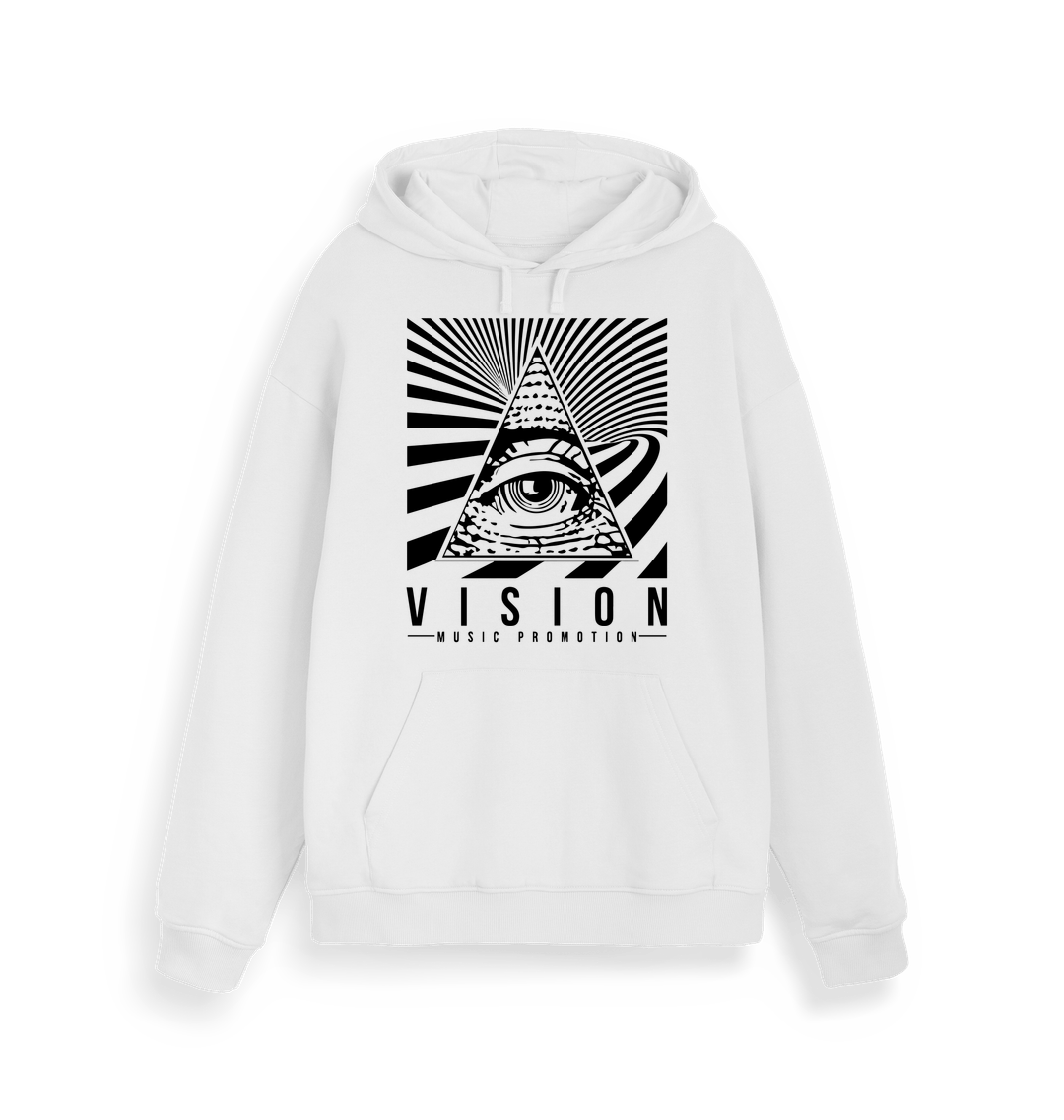 Blood & Sweat Official Vision Collaboration Unisex White Hoodie-Essential Republik-Essential Republik