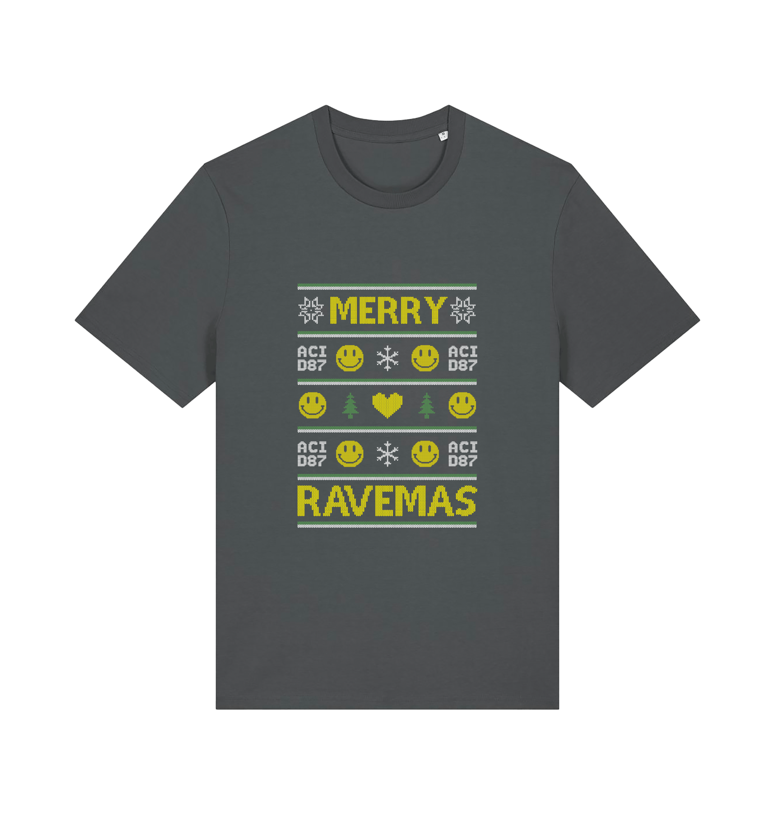 Acid87 Merry Ravemas Christmas Unisex T Shirt-Essential Republik-Essential Republik