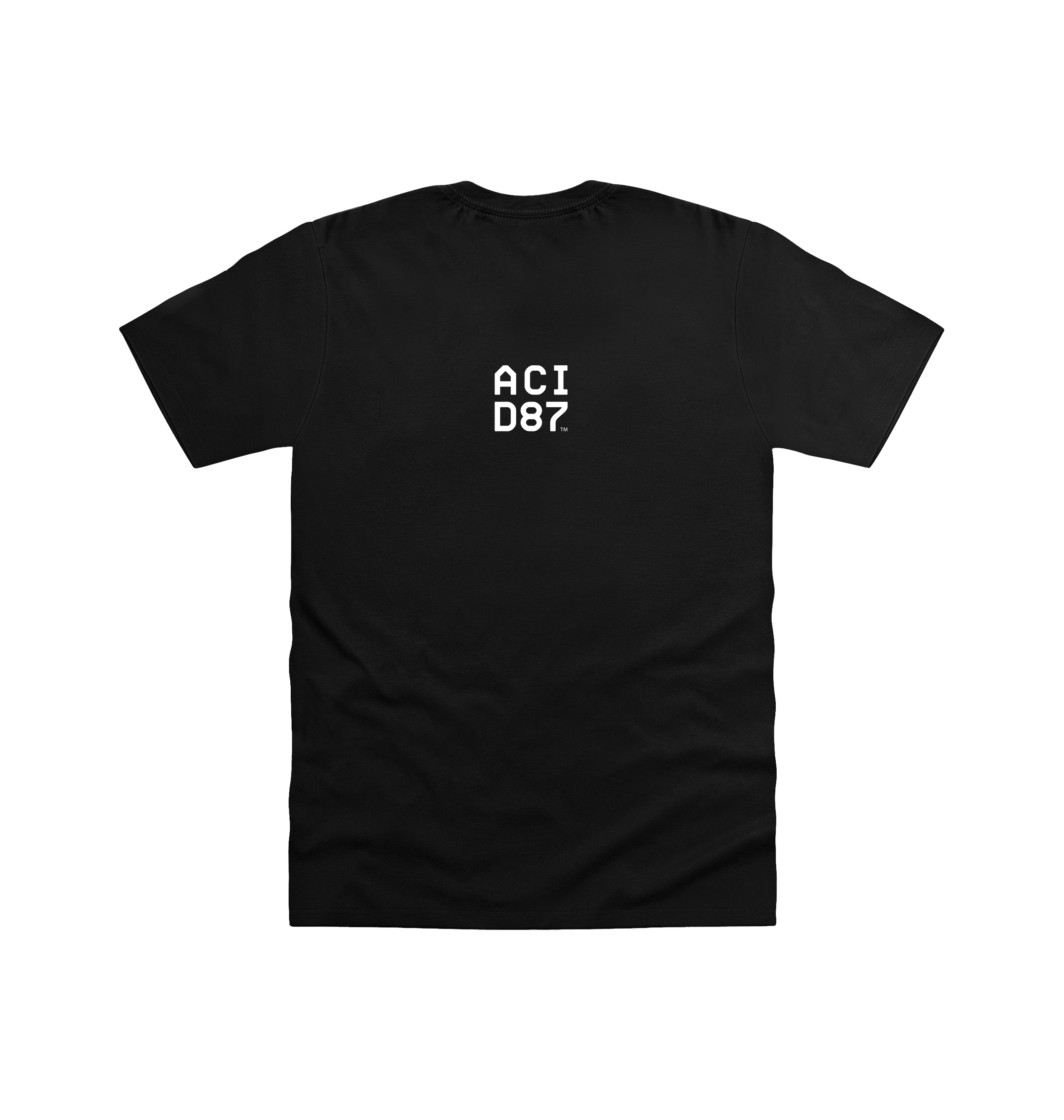 Acid87 Keith Landscape Logo Unisex Black T Shirt-Essential Republik-Essential Republik
