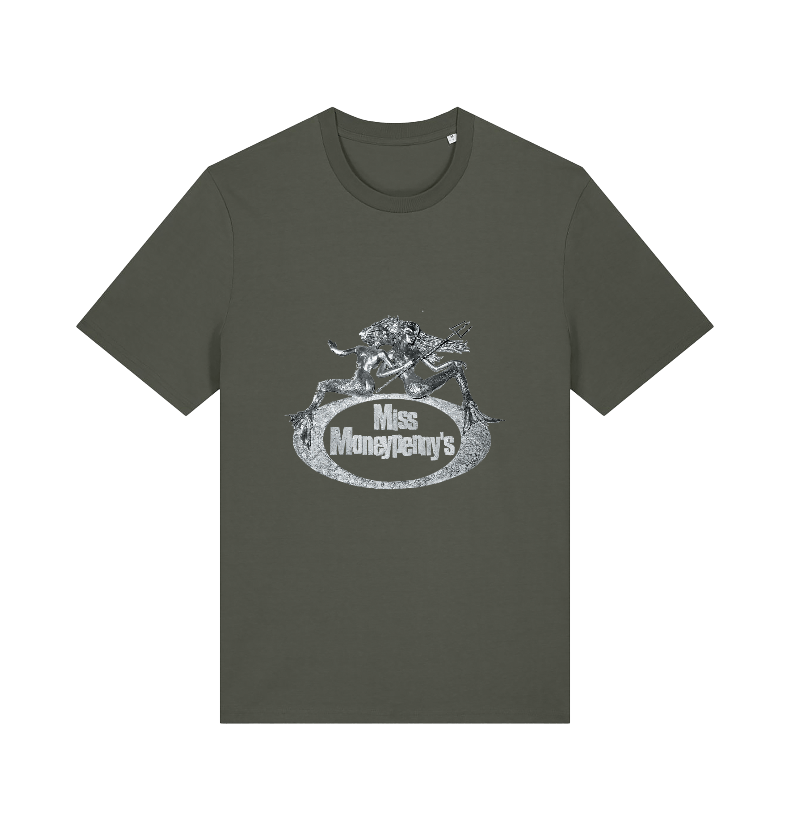 Miss Moneypenny's Mermaid Logo Unisex Organic T Shirt-Essential Republik-Essential Republik