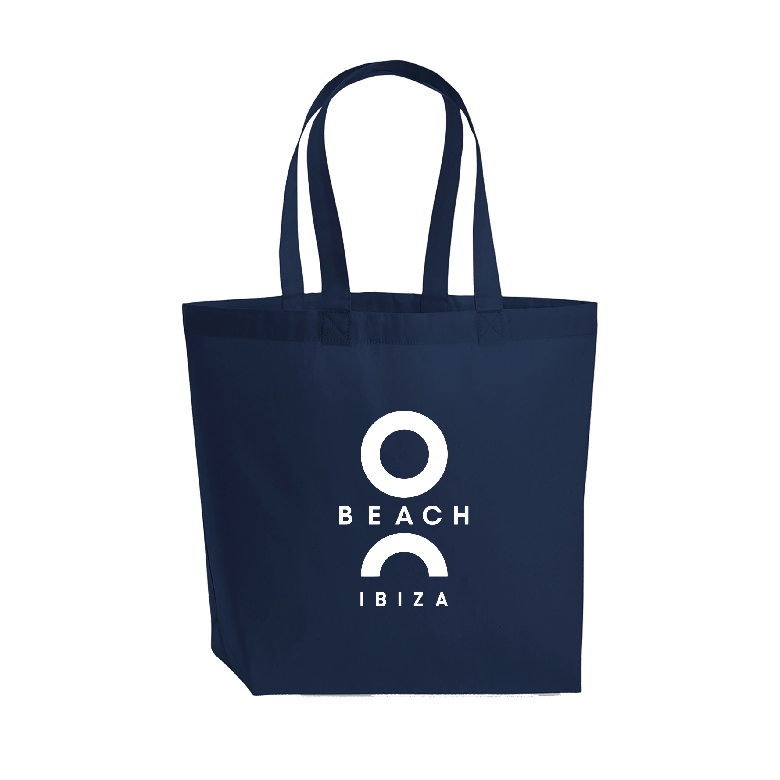O Beach Logo Print Woven Shopping Bag-Essential Republik-Essential Republik