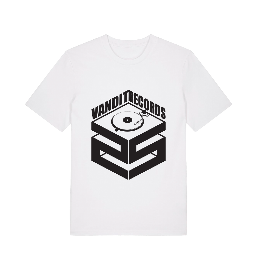 VANDIT Records 25 Years Turntable Unisex Organic T Shirt-Essential Republik-Essential Republik