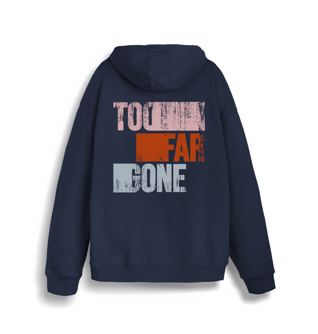 French Navy Printed Sweater