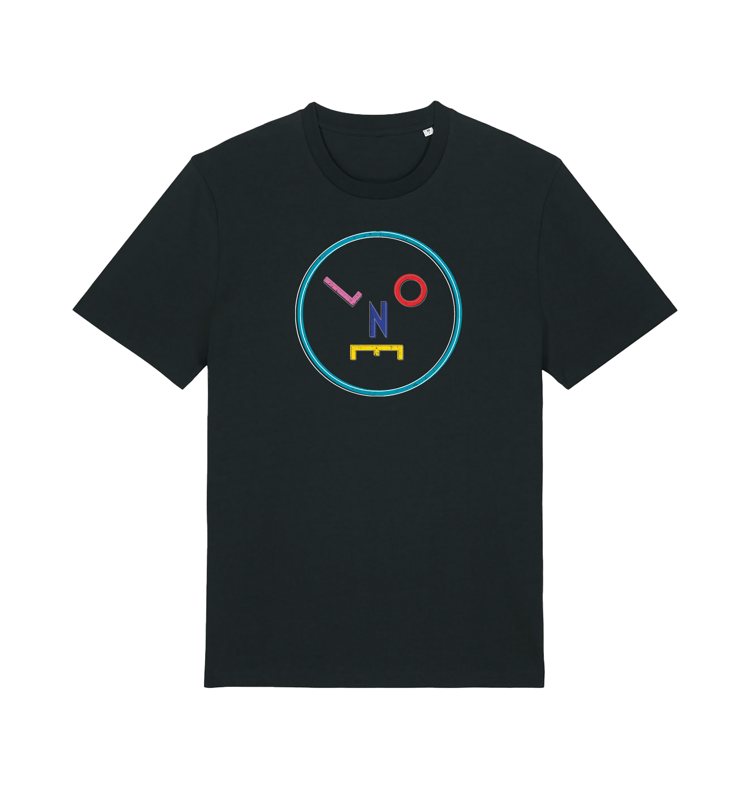 LNOE Colours t shirt in black-LNOE-Essential Republik