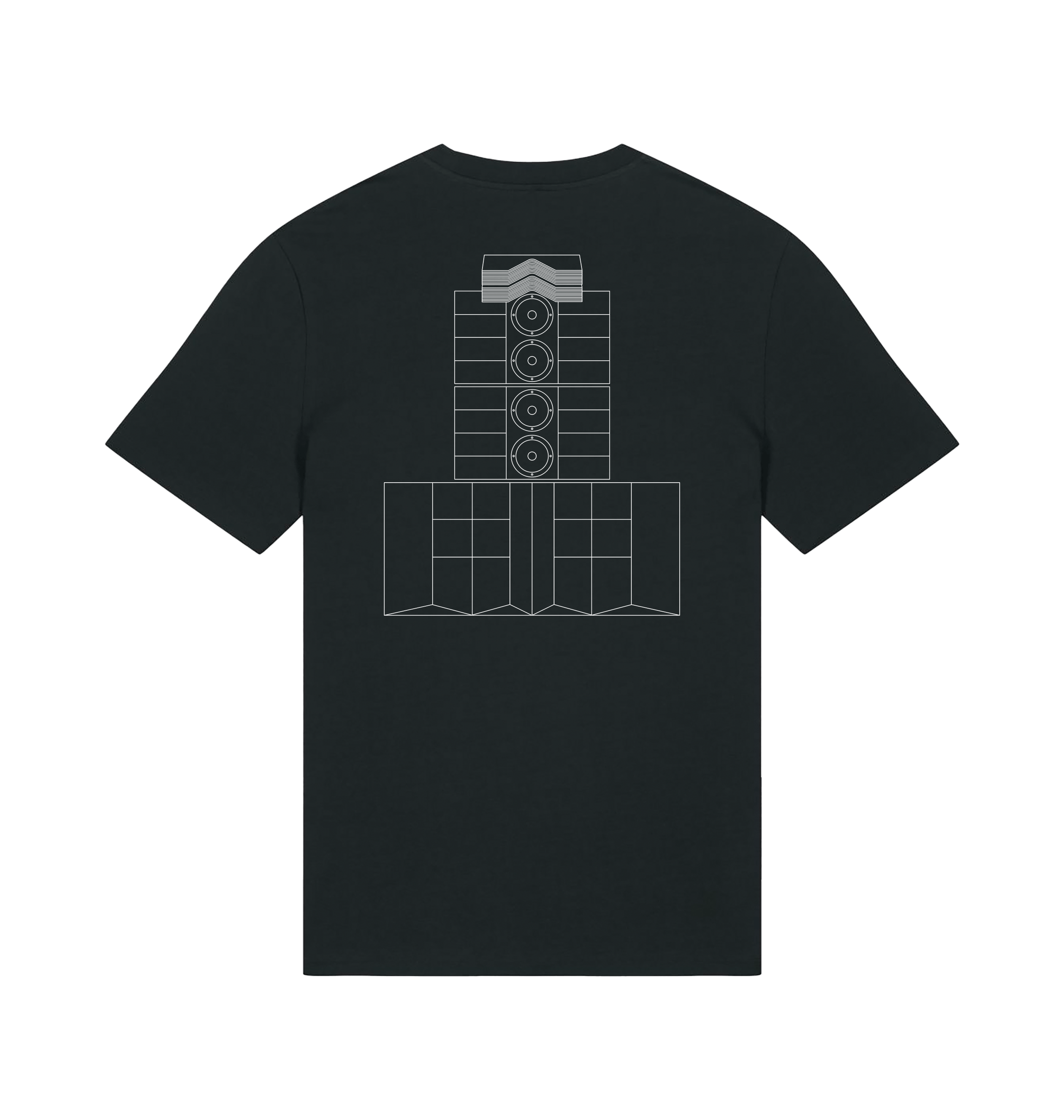 Danny Tenaglia STAX Stencil Logo Print Men's Organic T Shirt-Essential Republik-Essential Republik