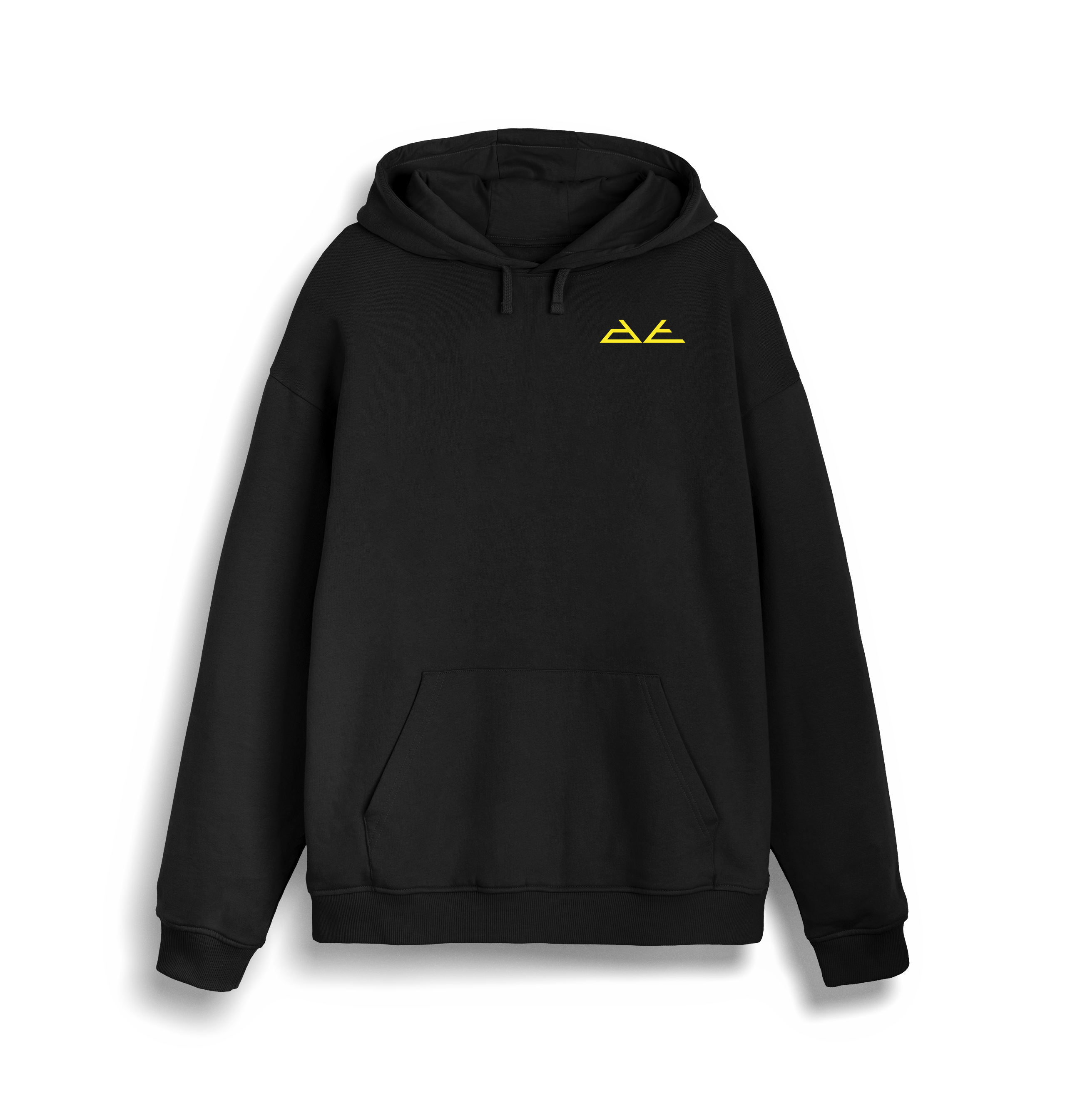 Danny Tenaglia Pyramid Logo Front And Back Print Unisex Black Hoodie-Essential Republik-Essential Republik