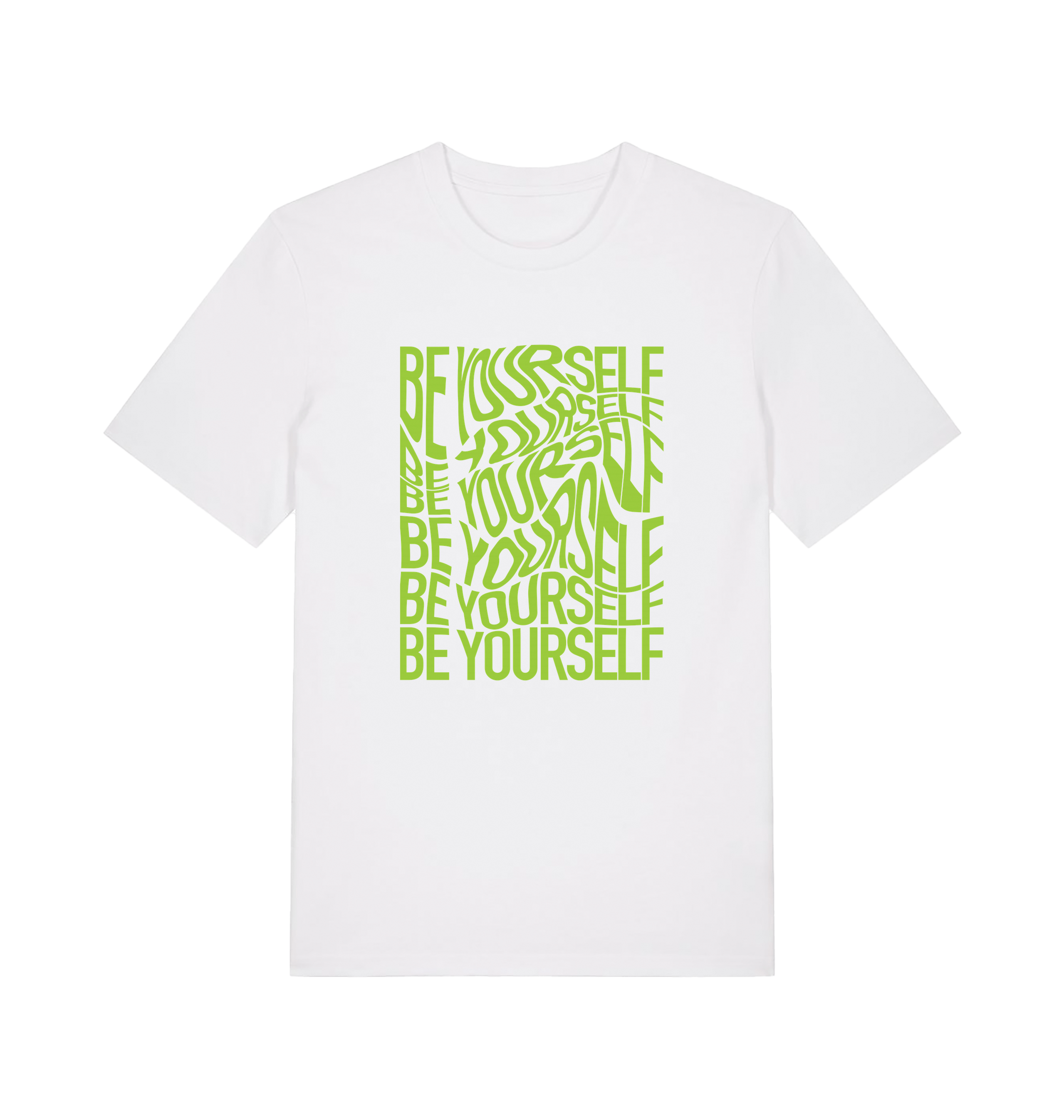 Danny Tenaglia Be Yourself Warped Print Men's Organic T Shirt-Essential Republik-Essential Republik