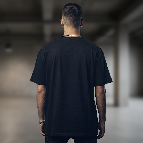 Drumcode basic oversized unisex t shirt in black-Drumcode-Essential Republik