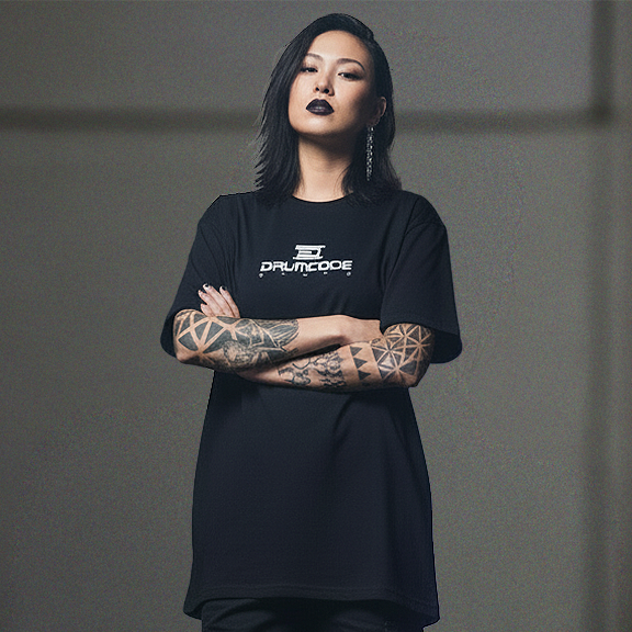 Drumcode basic oversized unisex t shirt in black-Drumcode-Essential Republik